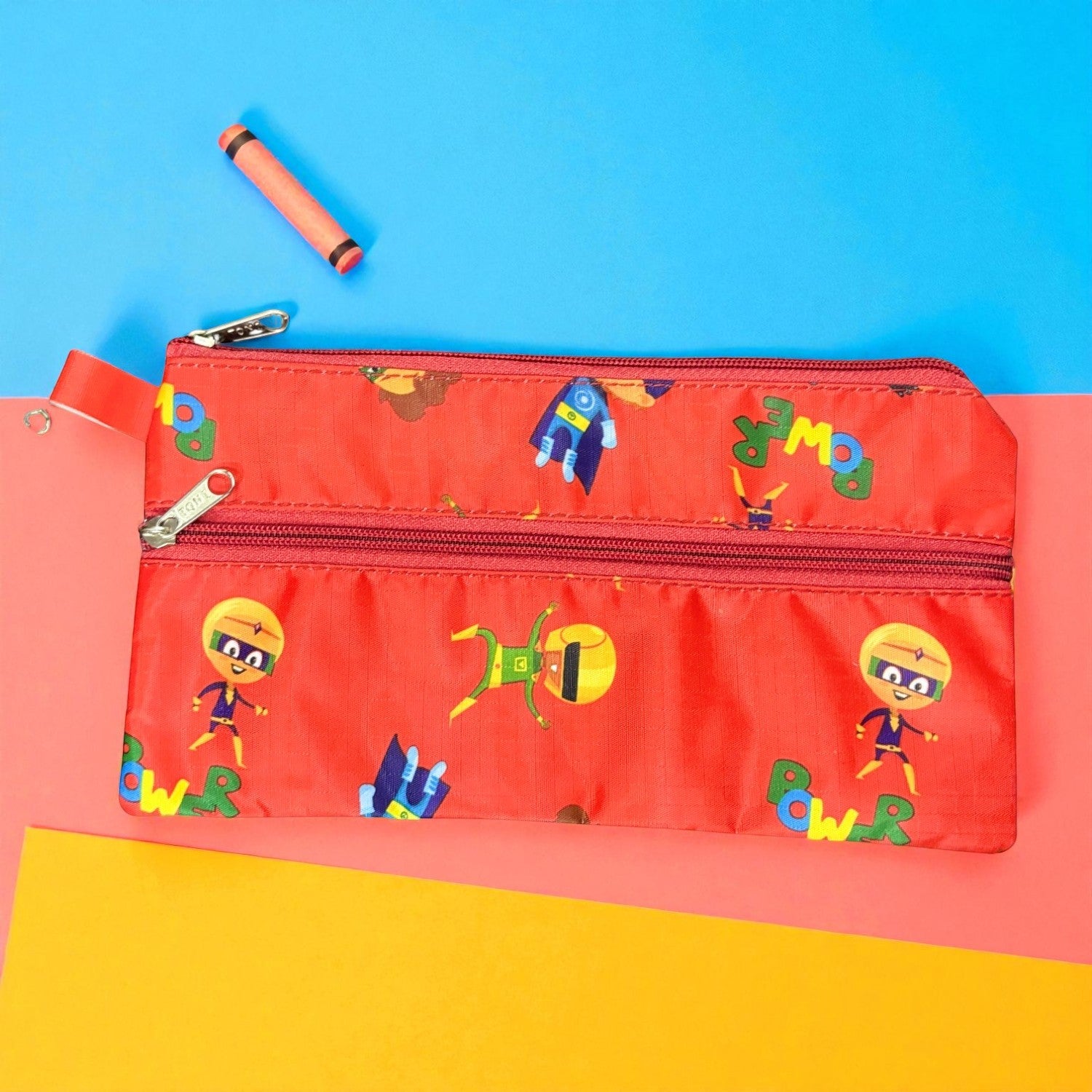 Multi-Functional Pencil Pouch for Kids | Spacious Pen & Stationery Case for Boys & Girls - Apkamart