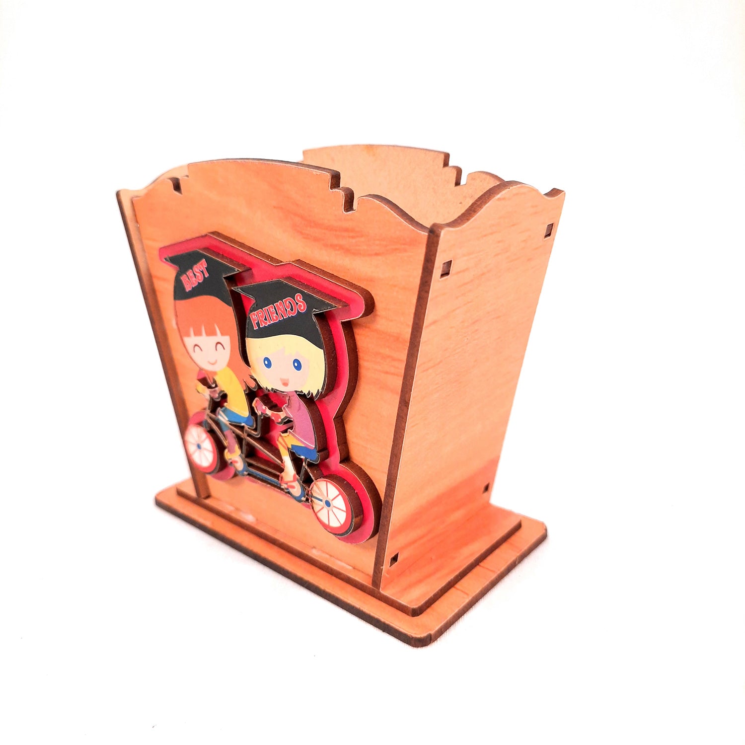 Pen Holder With Sand Clock / Hour Glass / Sand Glass | Stationary Organizers | Pencil Stands - For Table, Desk Organizing, Home, Office Decor & Kids Gifts - APKAMART #style_Design 3