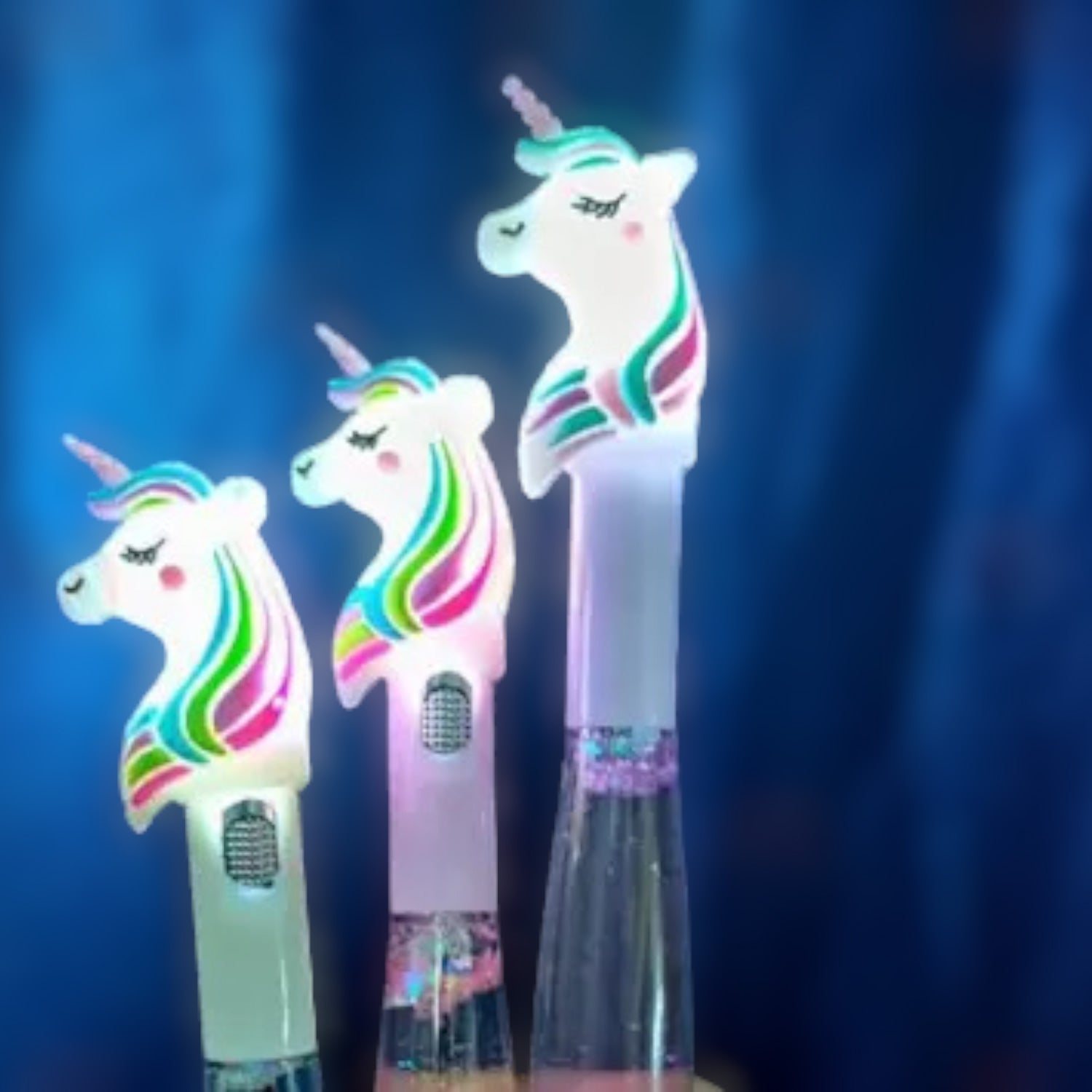Ball Pens - Unicorn Design | Ballpoint Pen With Led Light & Glitter - for Kids, Girls, Boys, Students, School, Birthday Gift & Return Gifts - Apkamart