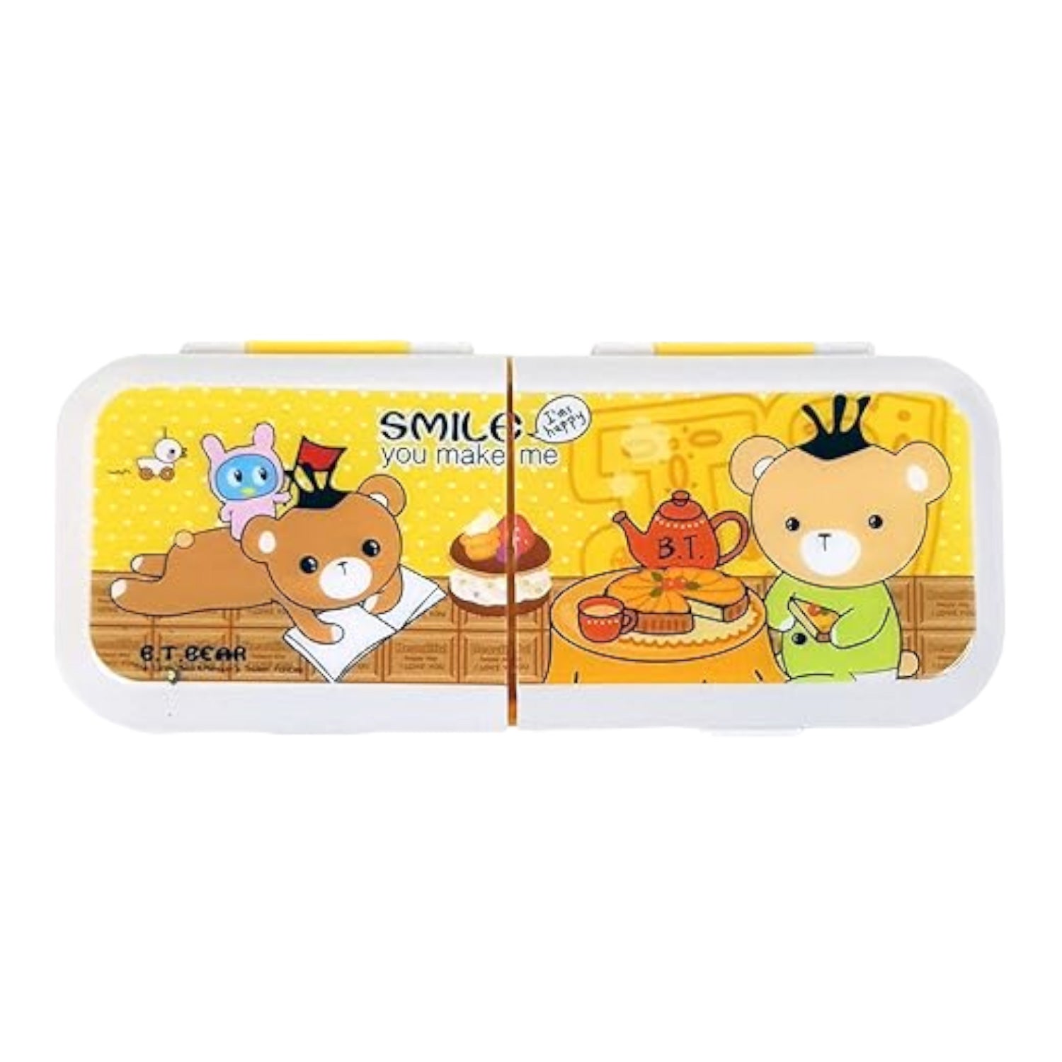 Stationery kit - Yellow Foldable Box with Stationary Items -for Kids, Children, Student, Office, Return Gifts - apkamart