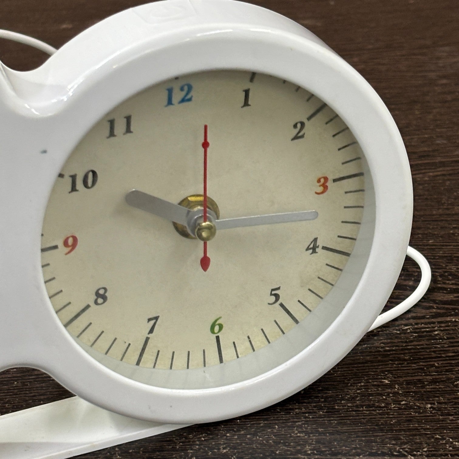 Table Clock with Photo Frame LED Light | Dual Power Plug-in & Battery Operated | Decorative Desk Clock for Home, Office & Bedroom | Gift for Friends & Family - 11 Inch - Apkamart