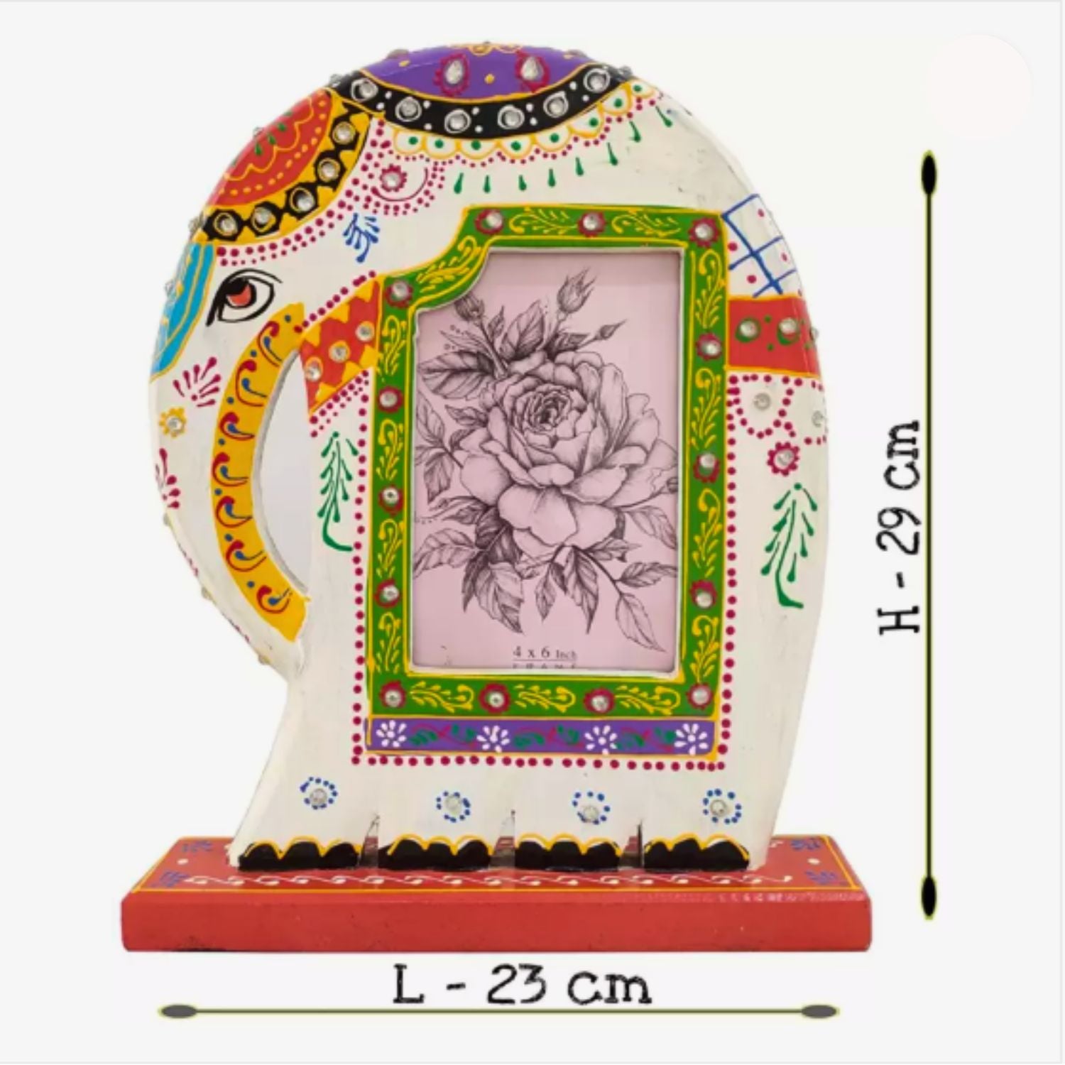 Table Photo Frame | Designer Oval Silver Picture Frames - For Home Decor, Office Desk, Bedroom & Living Room - 11 Inch - Apkamart #Style_Design 2