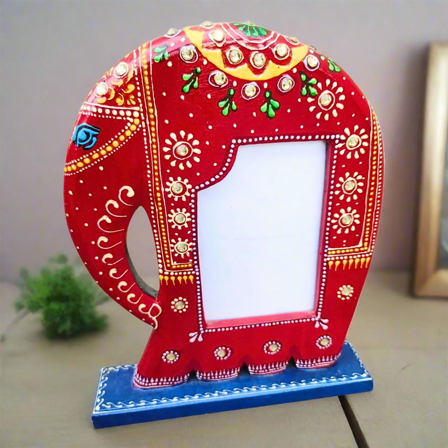 Table Photo Frame | Designer Oval Silver Picture Frames - For Home Decor, Office Desk, Bedroom & Living Room - 11 Inch - Apkamart #Style_Design 1