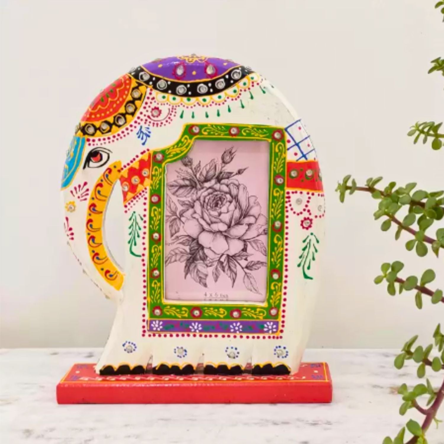 Table Photo Frame | Designer Oval Silver Picture Frames - For Home Decor, Office Desk, Bedroom & Living Room - 11 Inch - Apkamart #Style_Design 2