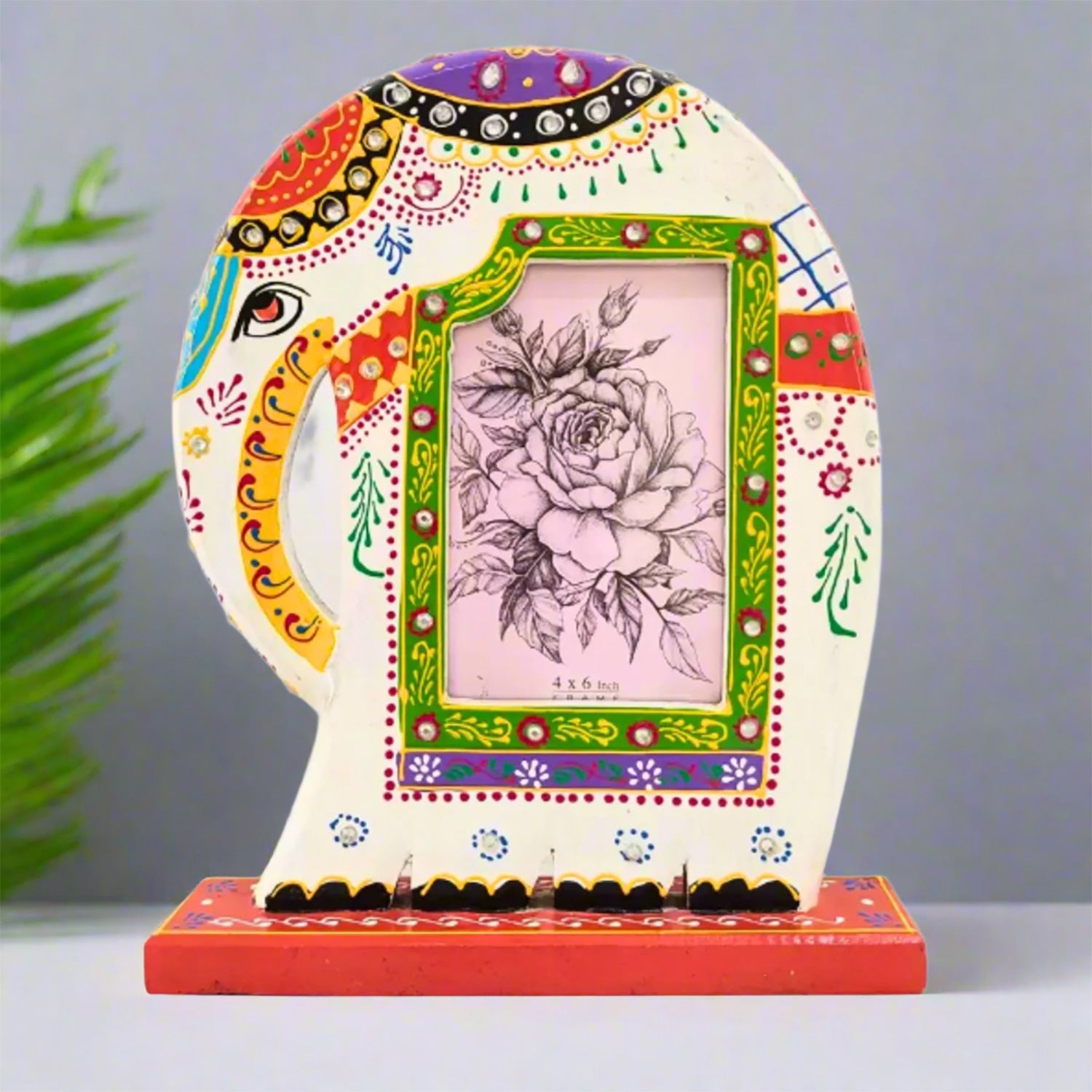 Table Photo Frame | Designer Oval Silver Picture Frames - For Home Decor, Office Desk, Bedroom & Living Room - 11 Inch - Apkamart #Style_Design 2