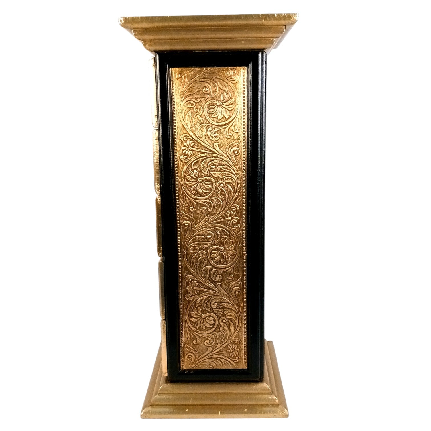 Pillar 5 Drawers Side Table | Traditional Wooden Design Table for Living Room, Bedroom & Office | Decorative Accent Furniture & Showpiece Stand - 27 Inch