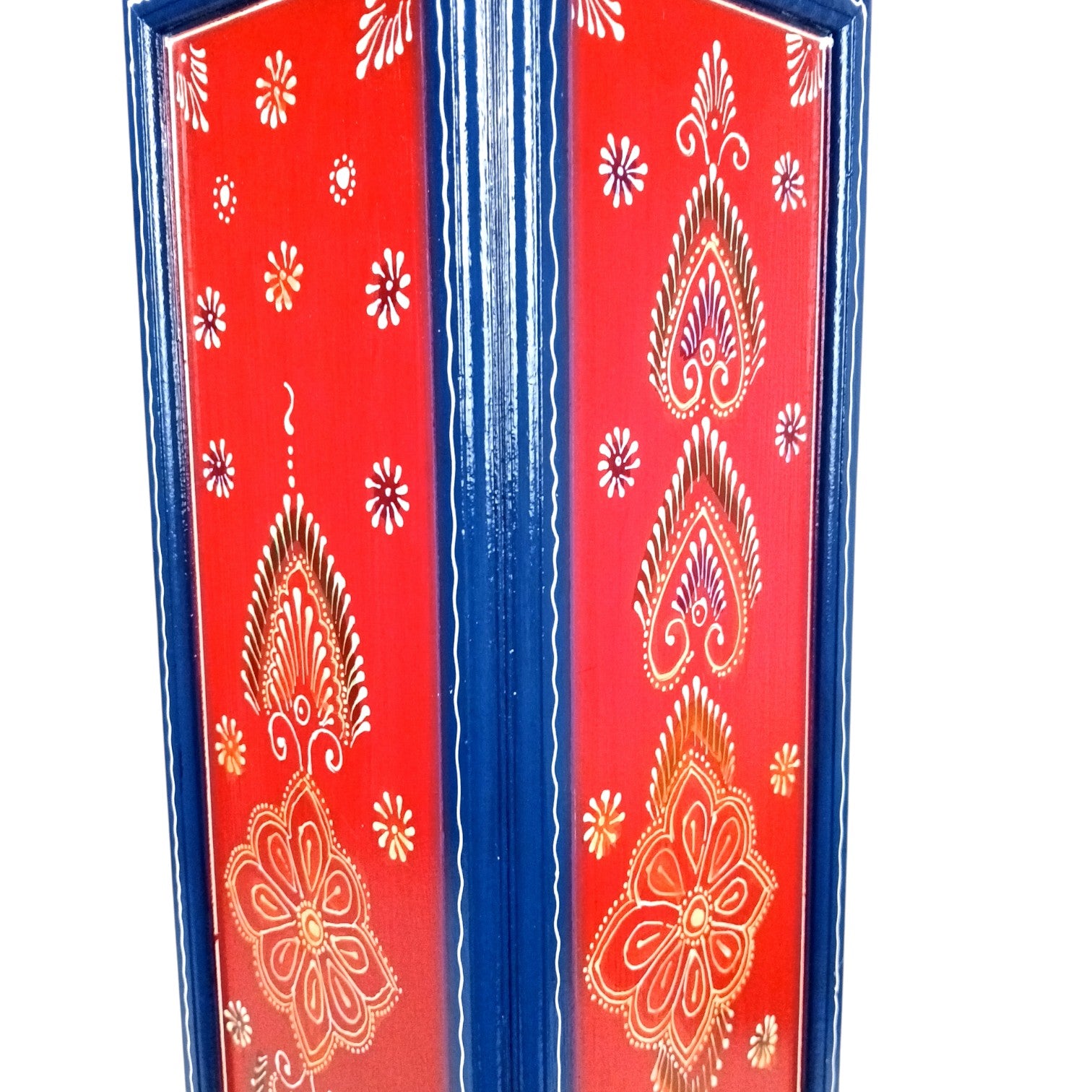 Pillar 5 Drawers Side Table | Traditional Design Table for Living Room, Bedroom & Office | Decorative Side Table| Decorative Accent Furniture & Showpiece Stand - 28 Inch - Apkamart