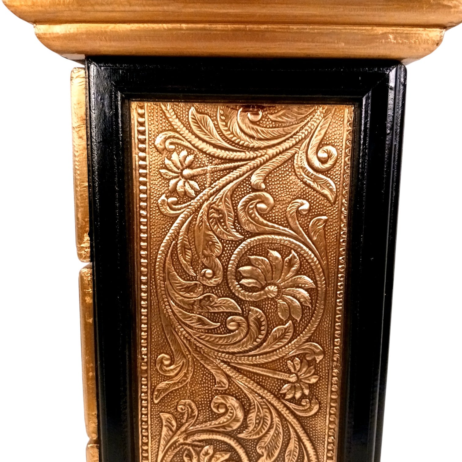 Pillar 3 Drawers Side Table | Traditional Wooden Design Table for Living Room, Bedroom & Office | Decorative Accent Furniture & Showpiece Stand - 18 Inch - Apkamat