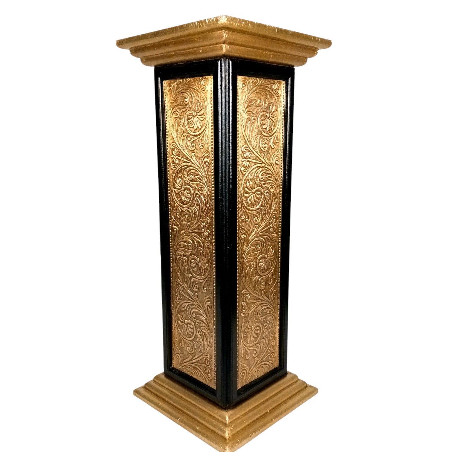 Pillar 5 Drawers Side Table | Traditional Wooden Design Table for Living Room, Bedroom & Office | Decorative Accent Furniture & Showpiece Stand - 27 Inch