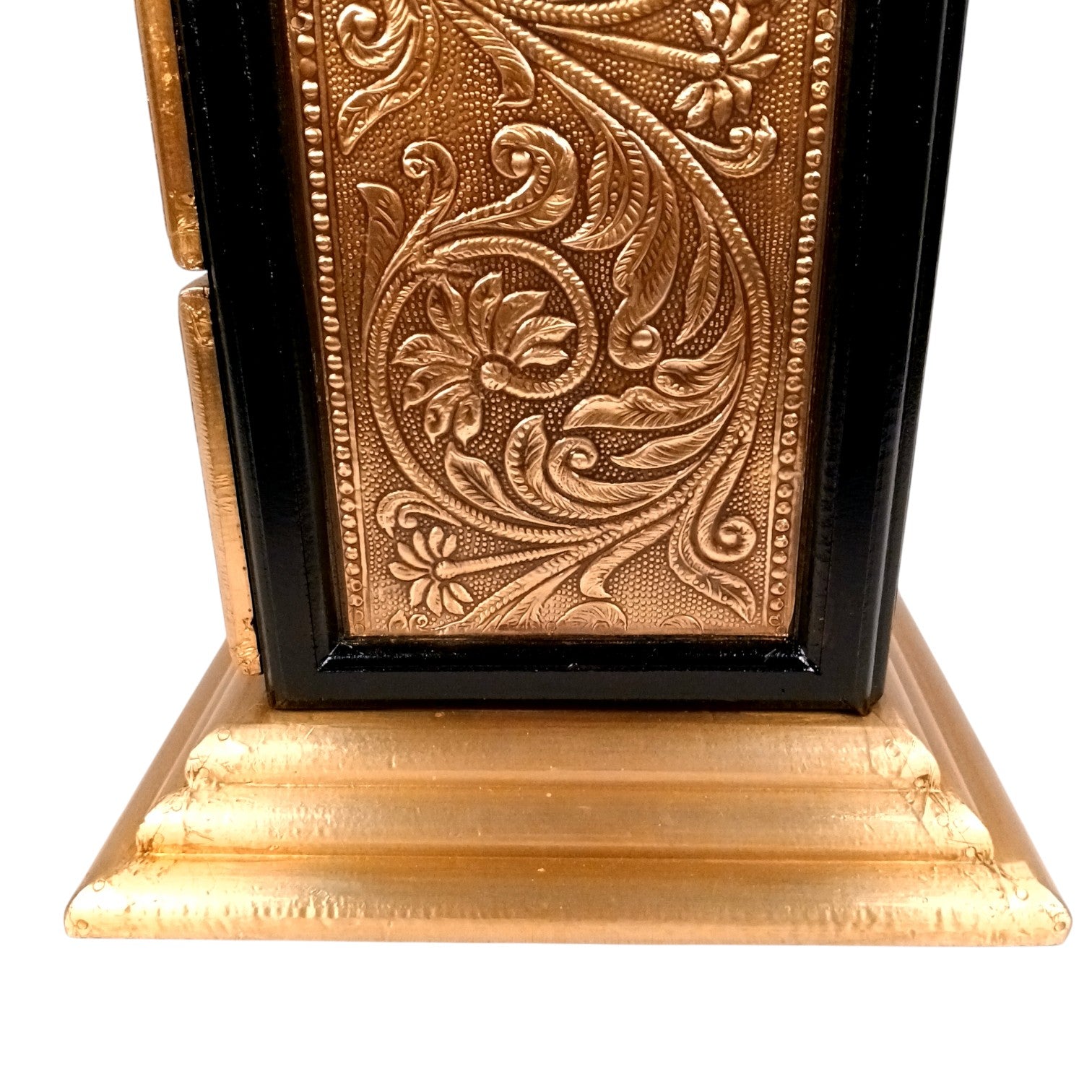 Pillar 3 Drawers Side Table | Traditional Wooden Design Table for Living Room, Bedroom & Office | Decorative Accent Furniture & Showpiece Stand - 18 Inch - Apkamat