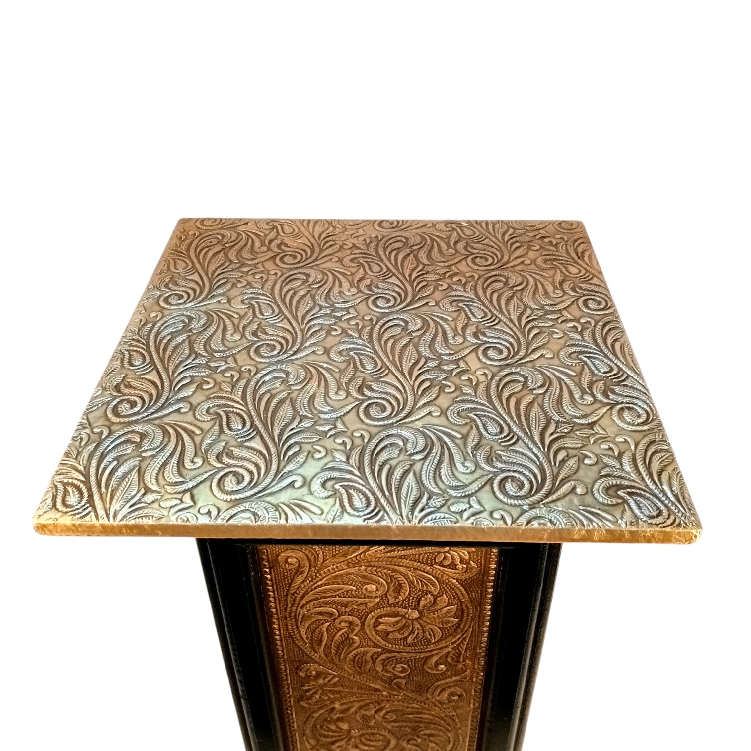 Pillar 5 Drawers Side Table | Traditional Wooden Design Table for Living Room, Bedroom & Office | Decorative Accent Furniture & Showpiece Stand - 27 Inch