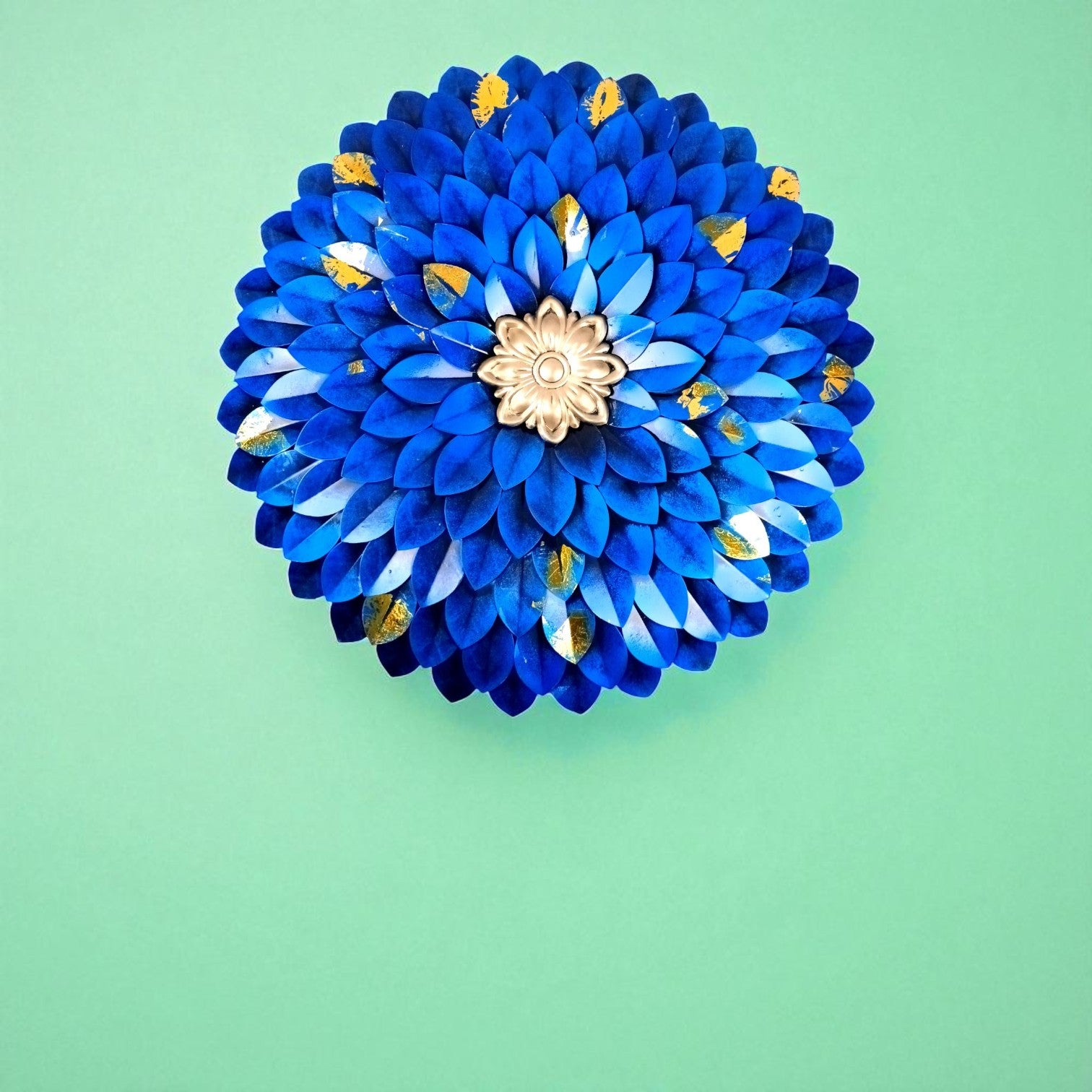 Flower Wall Hanging LED Lights for Home Decor | Decorative Wall Art Showpiece for Living Room,  Bedroom & Office | Traditional & Modern Home Decoration - 26 Inch - Apkamart #Style_Design 1