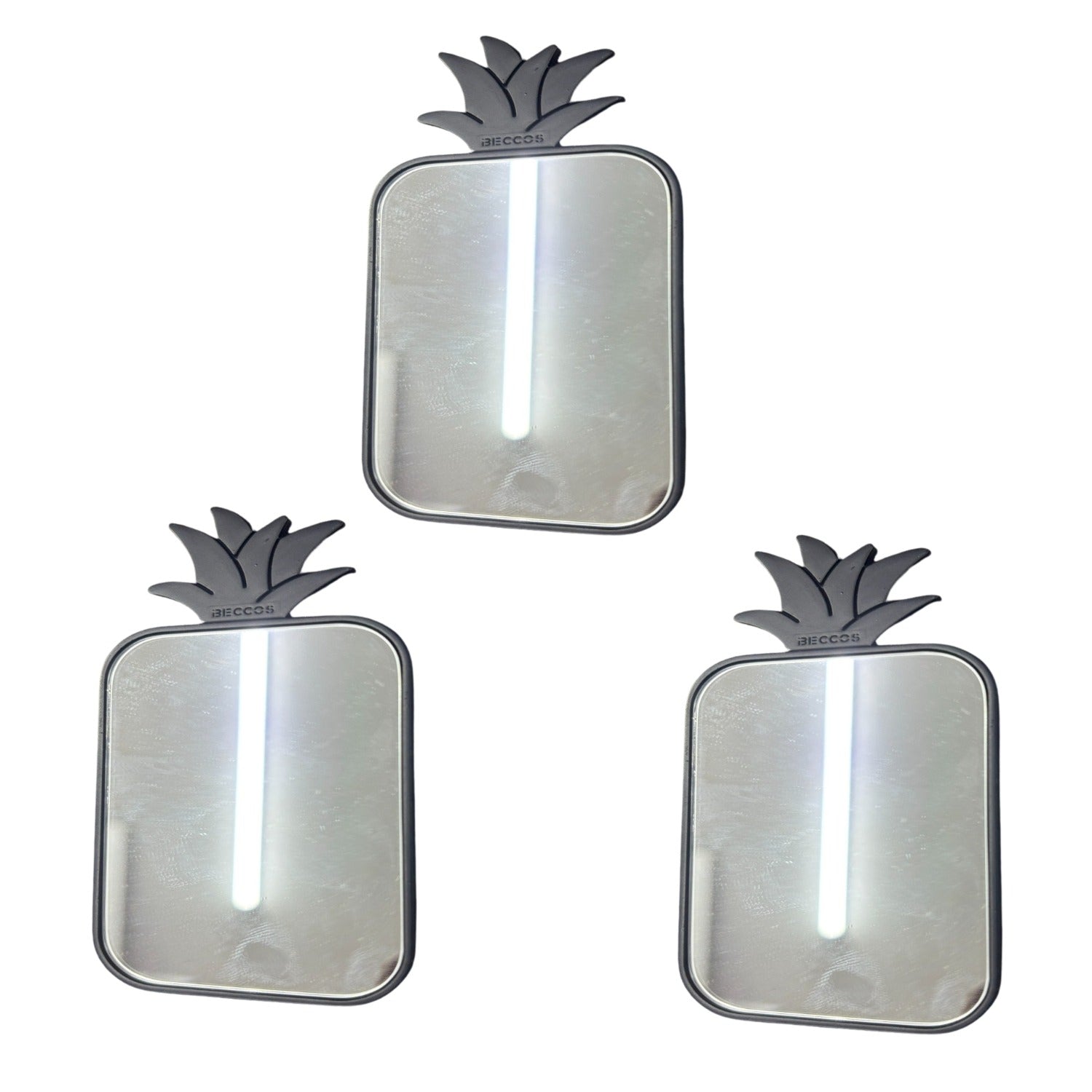 Mini Pocket Mirror for Girls & Kids | Portable Handbag & Travel Mirror | Compact Mirror for Makeup, Grooming & Daily Use - Apkamart #Style_Pack Of 3