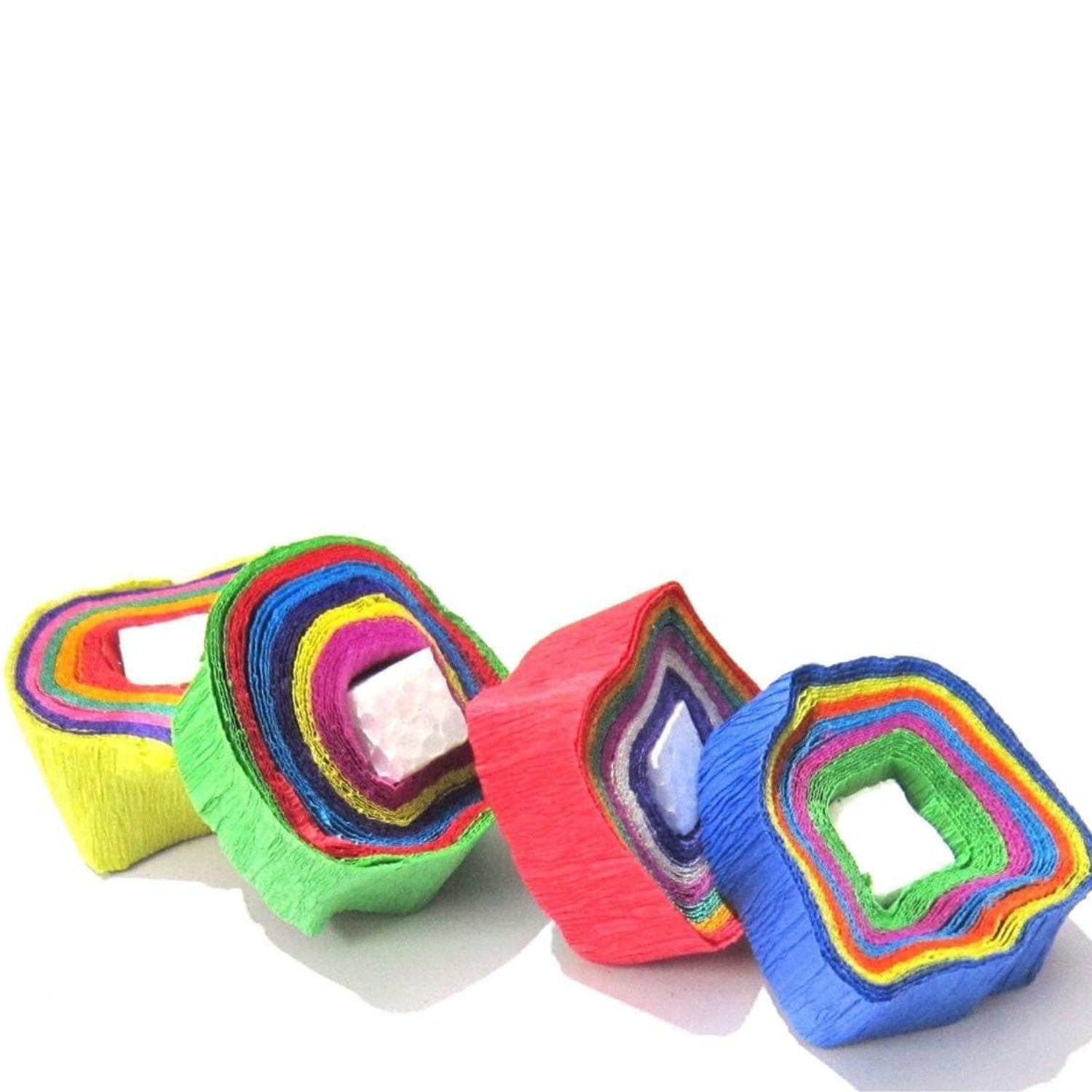 Party Decoration Frills for Birthday Celebration | Colorful Party Decor Big Size Frills for Home & Hall | Birthday Party Supplies for Kids - (Pack Of 1) (Each Pack Has 10 Pieces) - Apkamart