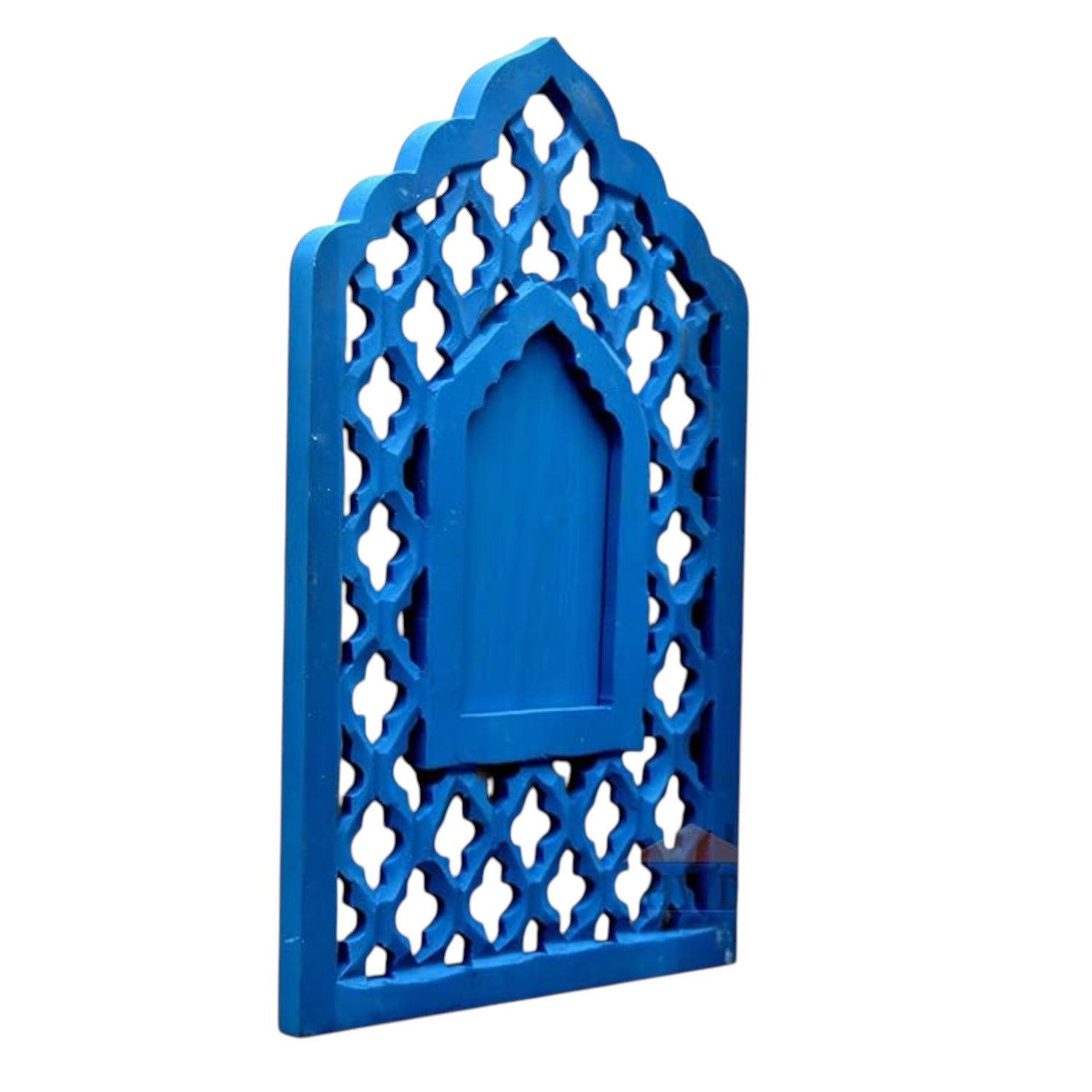 Jharokha Wall Hanging for Home Decor | Traditional Indian Wall Decor Frame | Jharokha with Space for Mirror or Photo | Ethnic Room decorative Piece - 16 Inch