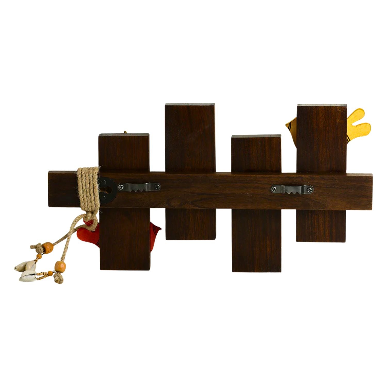 Wooden Key Chain Holder for Wall | Decorative Key Holder for Home Decor | Wooden Key Stand Organizer for Entryway | Wall Mounted Key Hanger for Keys - 14 Inch