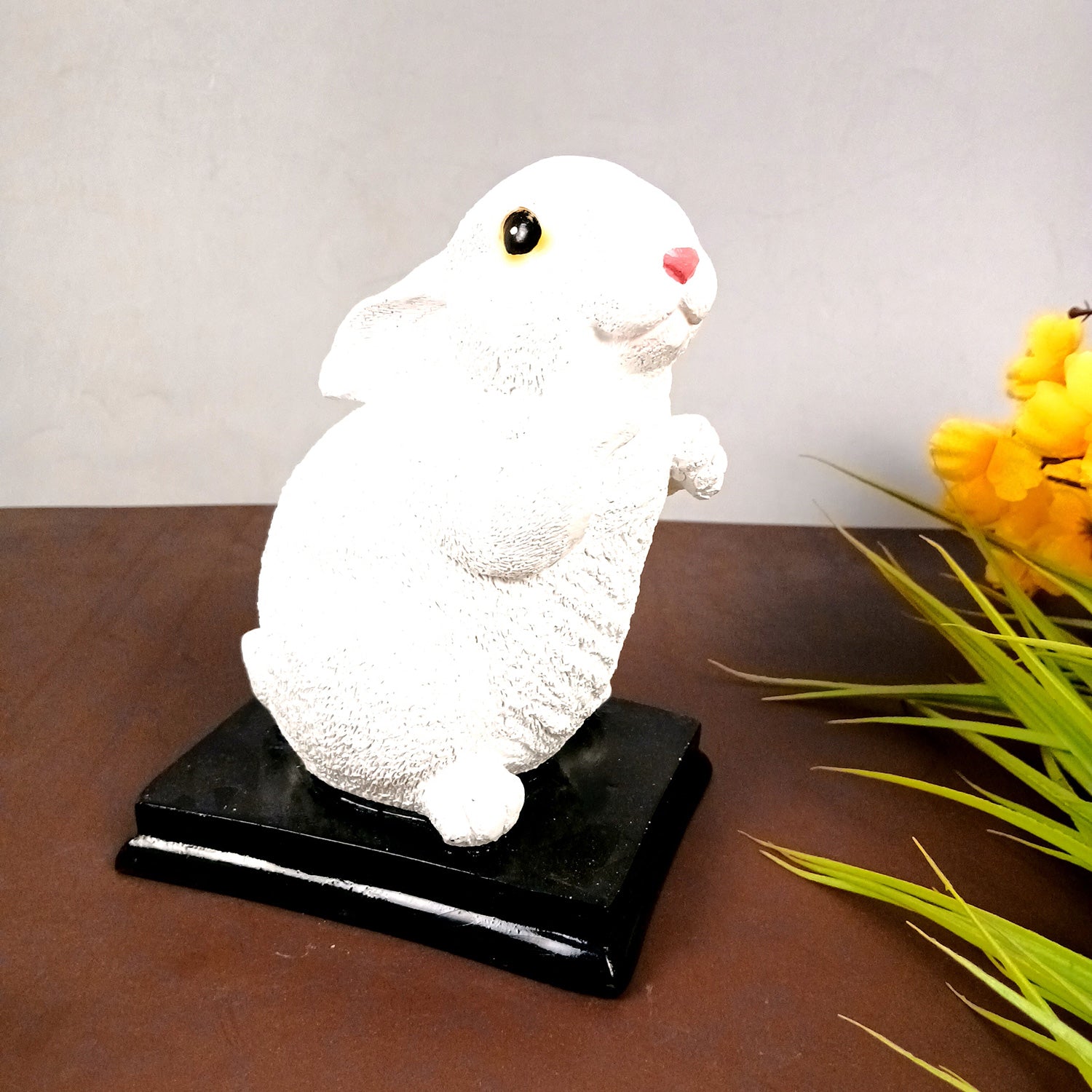 Rabbit Showpiece Set | Cute Bunny Figurines - for Home, Table, Living Room, TV Unit & Garden, Balcony Decor & Gifts - 11 Inch - Apkamart #Style_Design 2