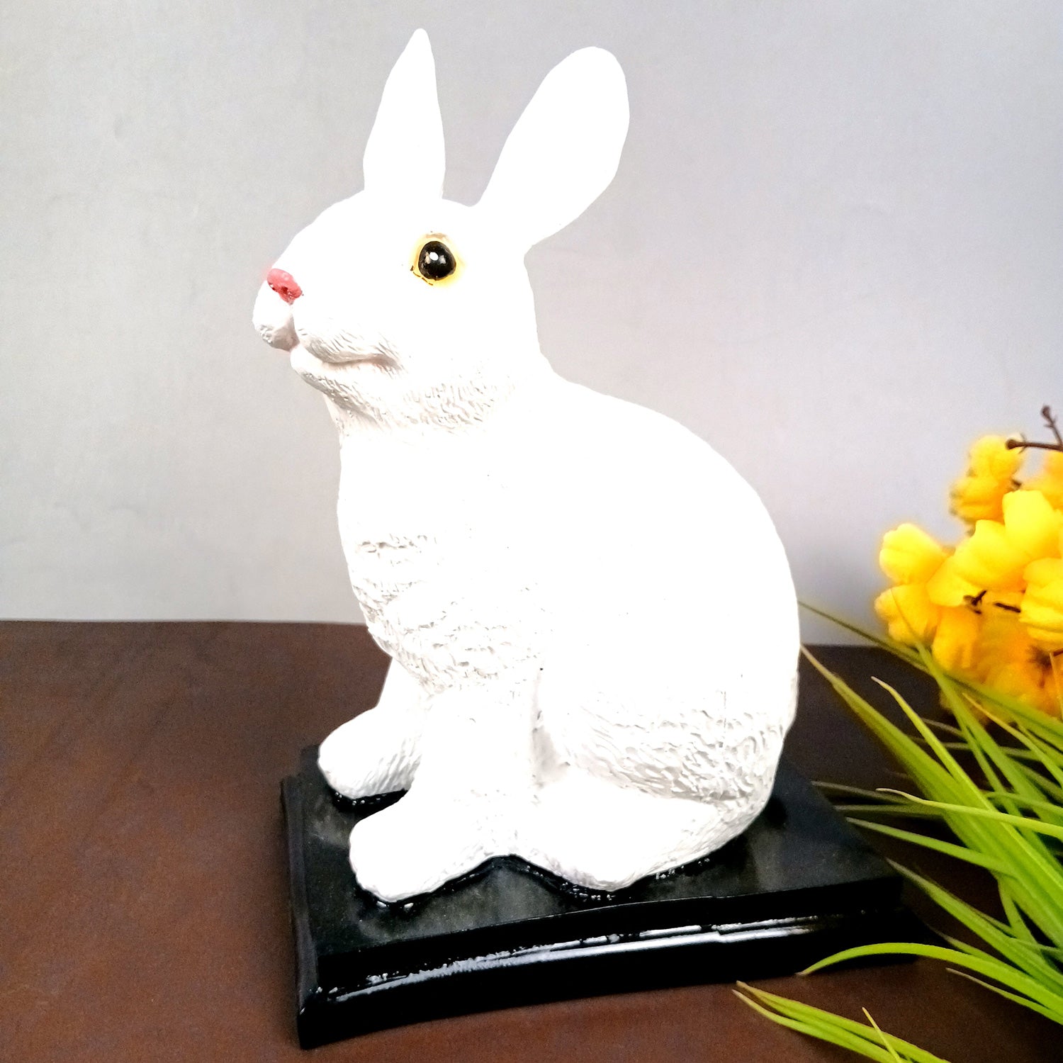 Rabbit Showpiece Set | Cute Bunny Figurines - for Home, Table, Living Room, TV Unit & Garden, Balcony Decor & Gifts - 11 Inch - Apkamart #Style_Design 1