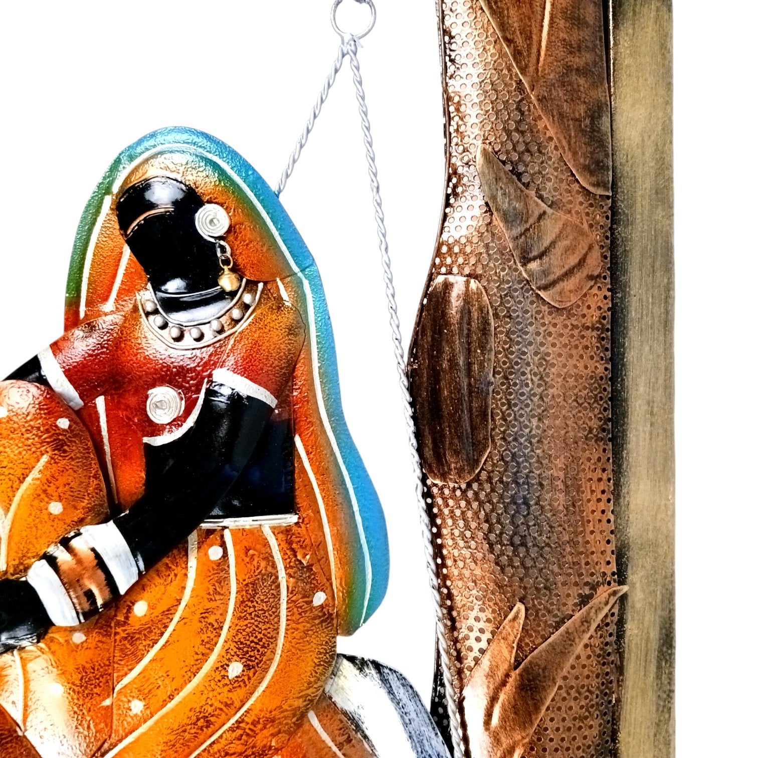 Radha Krishna Wall Hanging with LED Light | Decorative Backlit Wall Art for Living Room, Bedroom & Temple | Traditional Home Decor & Gift Item - 30 Inch