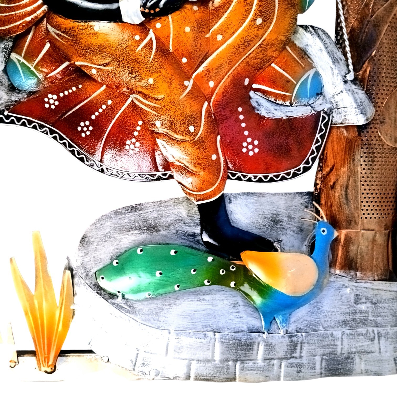 Radha Krishna Wall Hanging with LED Light | Decorative Backlit Wall Art for Living Room, Bedroom & Temple | Traditional Home Decor & Gift Item - 30 Inch