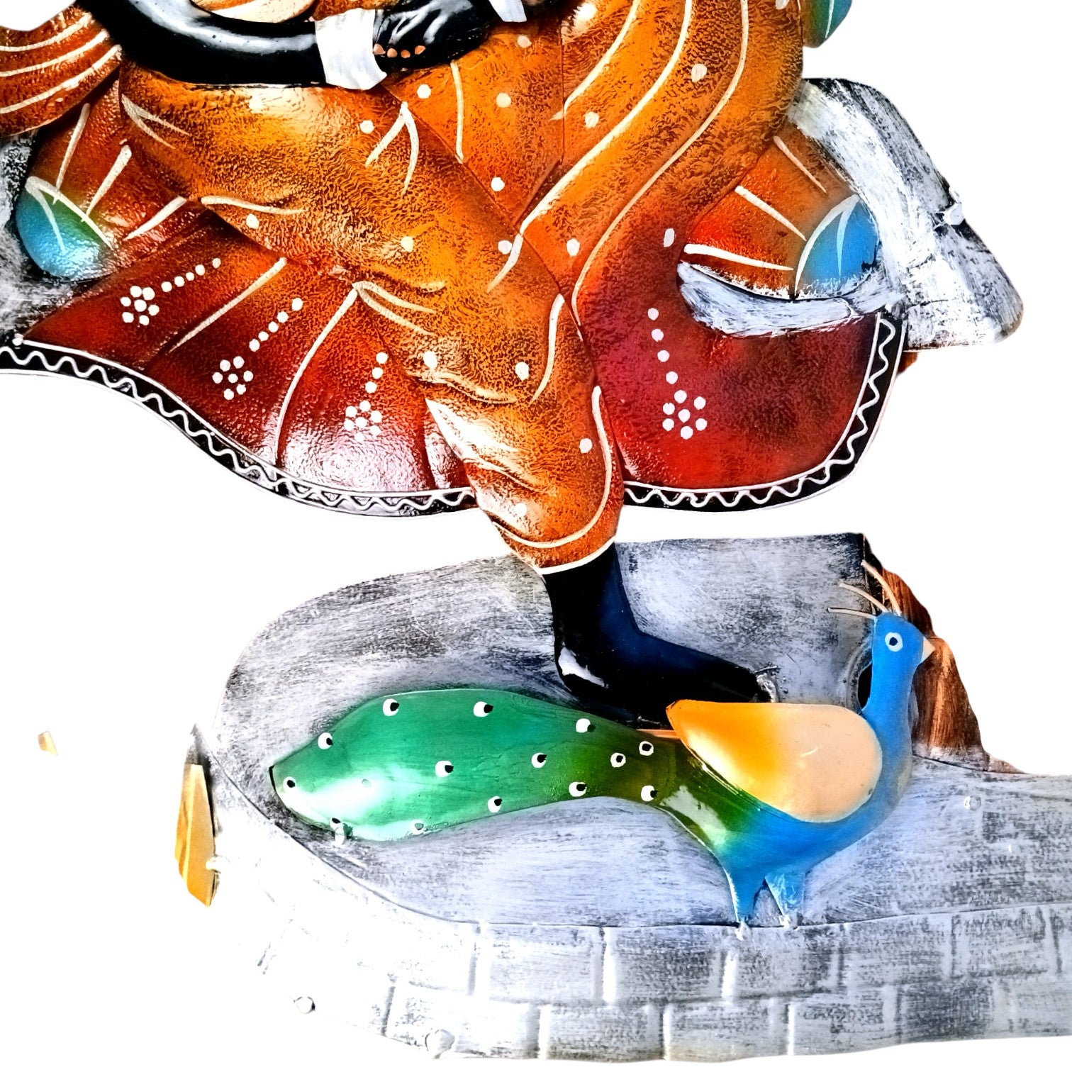 Radha Krishna Wall Hanging with LED Light | Decorative Backlit Wall Art for Living Room, Bedroom & Temple | Traditional Home Decor & Gift Item - 30 Inch