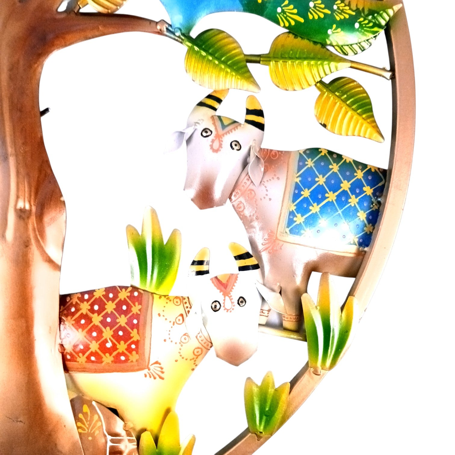 Radha Krishna Wall Hanging with LED Light | Decorative Spiritual Wall Art for Living Room, Bedroom & Temple | Traditional Home Decor & Gift Item - 24 Inch - Apkamart