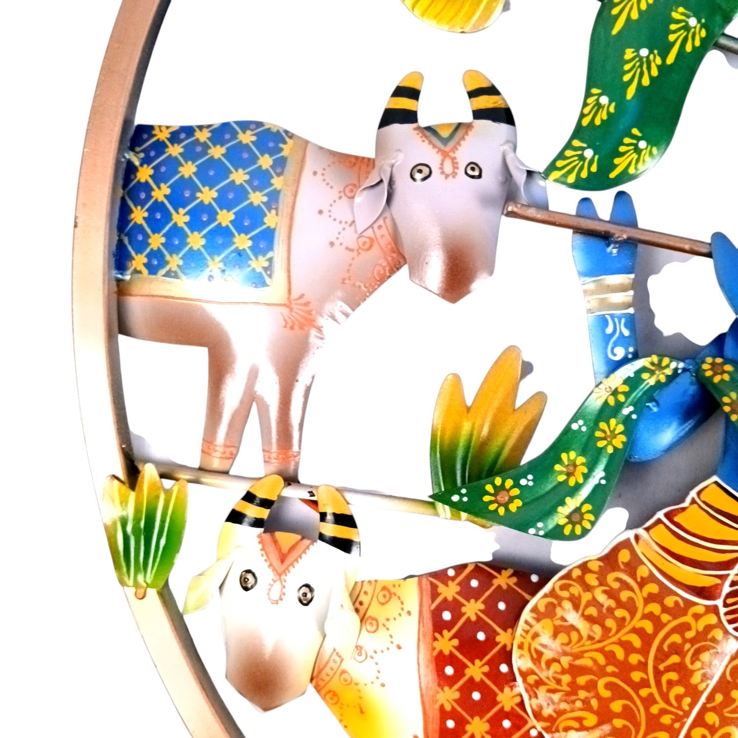 Radha Krishna Wall Hanging with LED Light | Decorative Spiritual Wall Art for Living Room, Bedroom & Temple | Traditional Home Decor & Gift Item - 24 Inch - Apkamart