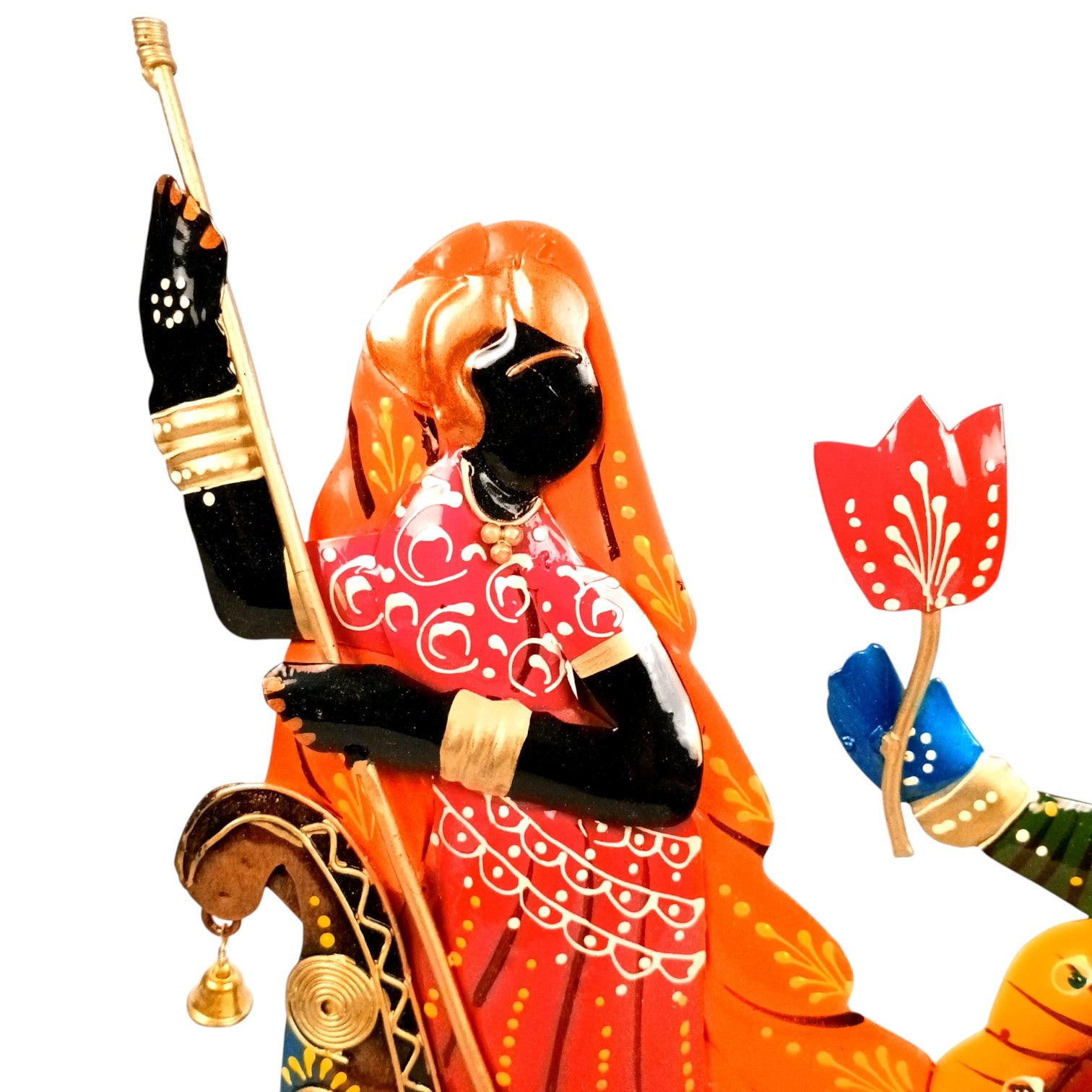 Radha Krishna Statue | Lord Krishna with Radha Idol for Home, Puja, Living Room & Office Decor | Decorative Hindu God Figurine for Spiritual & Religious Gift - 14 Inch - Apkamart #Style_Design 1