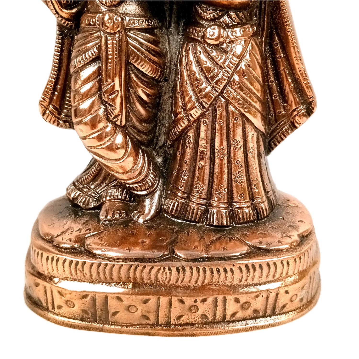 Radha Krishna Idol Statue | Radhe Krishna Murti For Wedding Gift - for Home, Table, Living Room, Office, Entrance Decor - 10 Inch - Apkamart