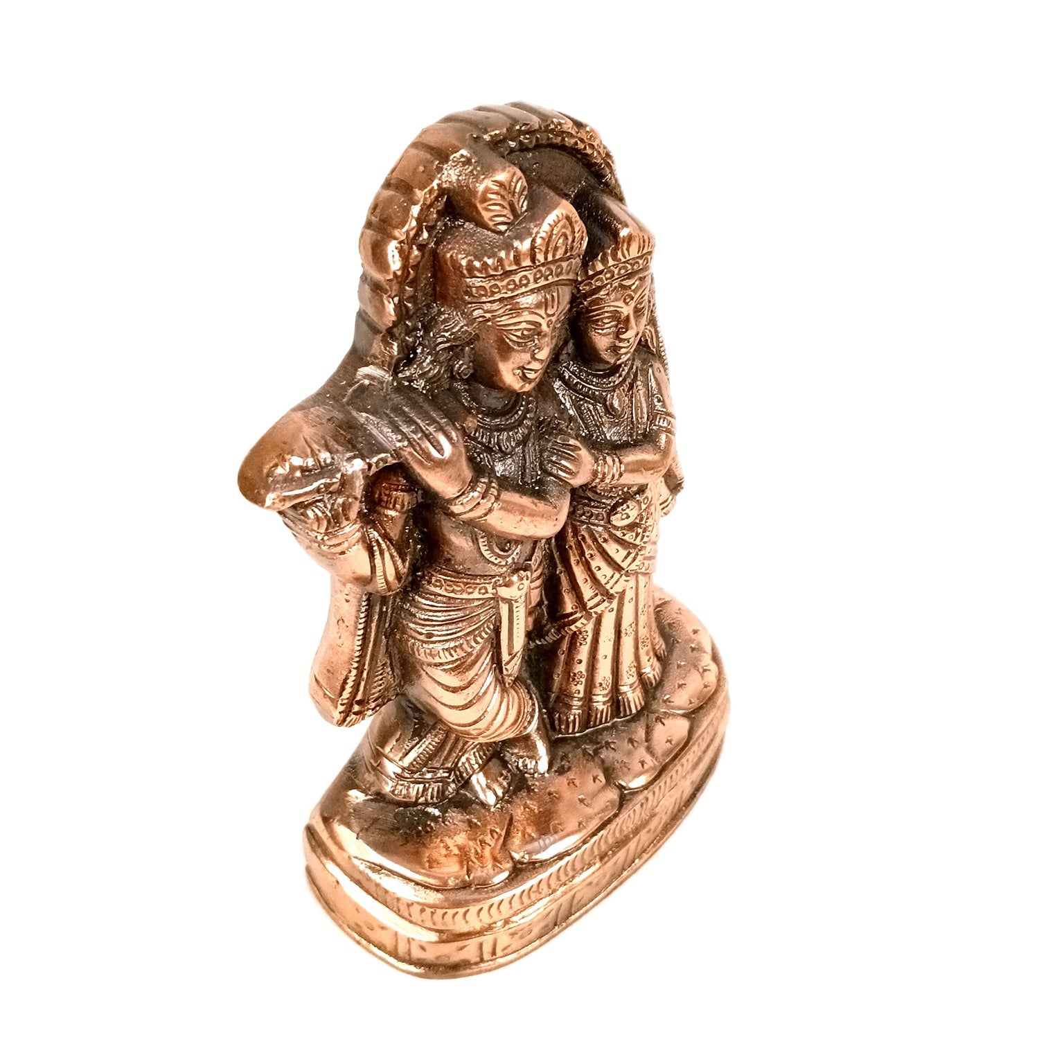 Radha Krishna Idol Statue | Radhe Krishna Murti For Wedding Gift - for Home, Table, Living Room, Office, Entrance Decor - 10 Inch - Apkamart