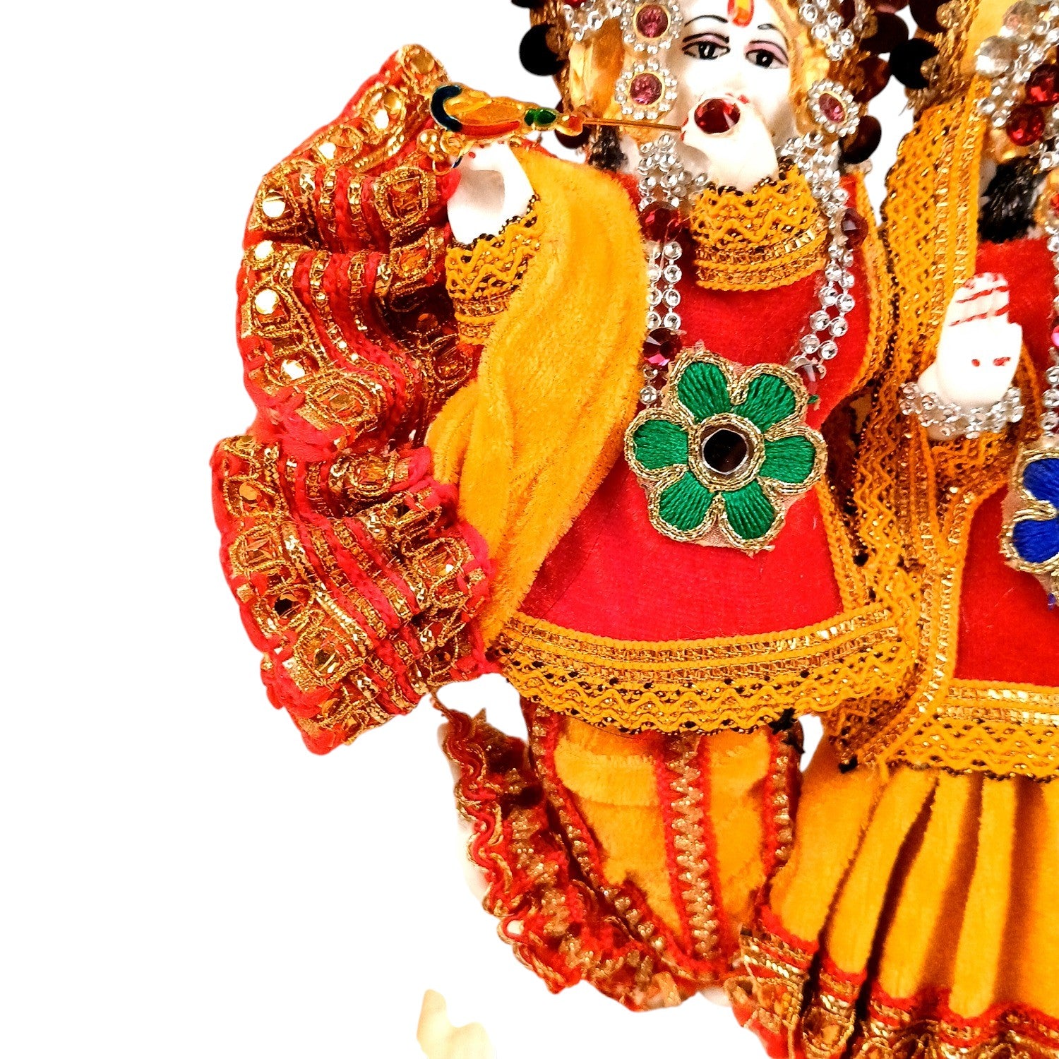 Radha Krishna Statue | Radhe Krishna Idol for Home, Pooja Room & Vastu | Religious Table Decor & Diwali Gift - 8 Inch - Apkamart