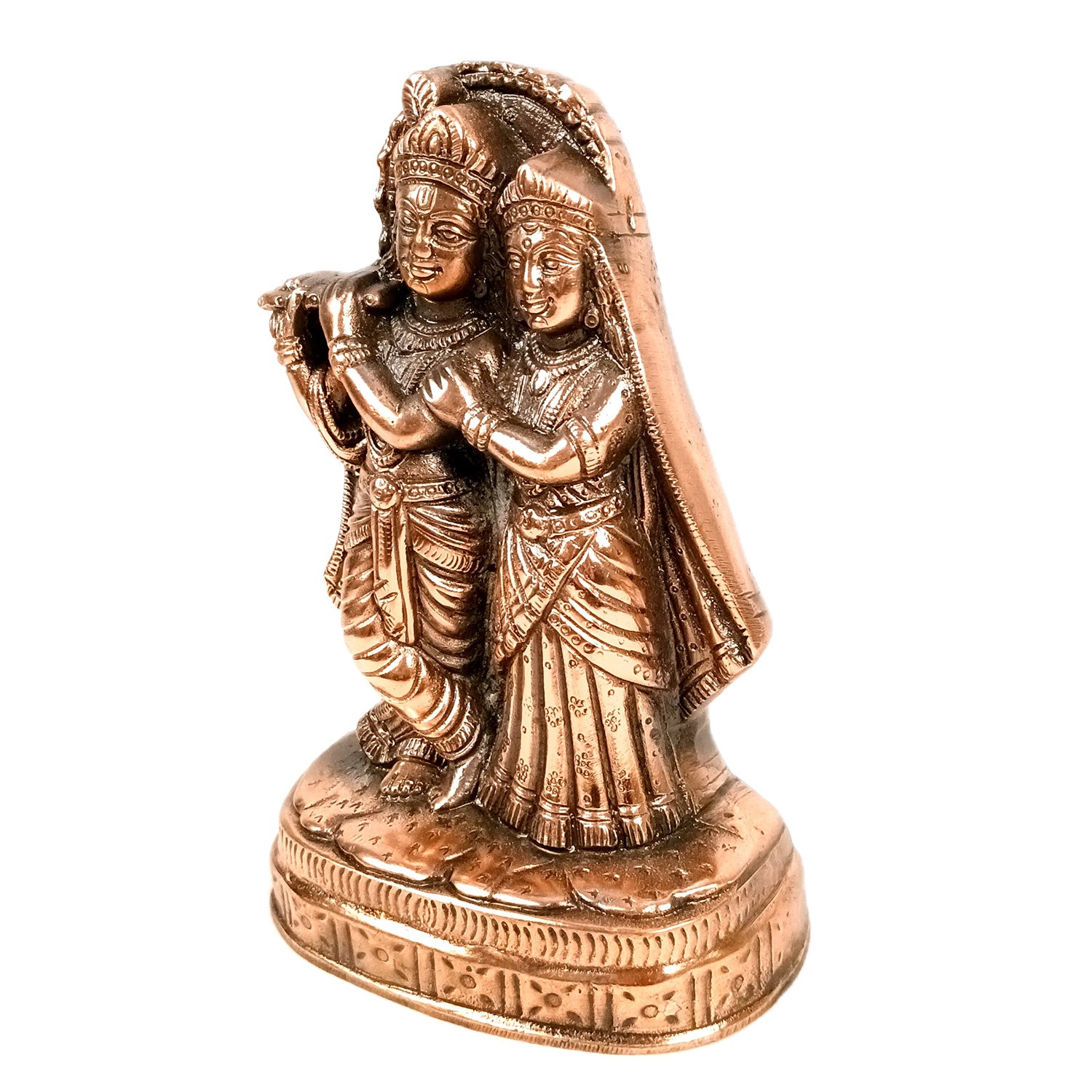 Radha Krishna Idol Statue | Radhe Krishna Murti For Wedding Gift - for Home, Table, Living Room, Office, Entrance Decor - 10 Inch - Apkamart
