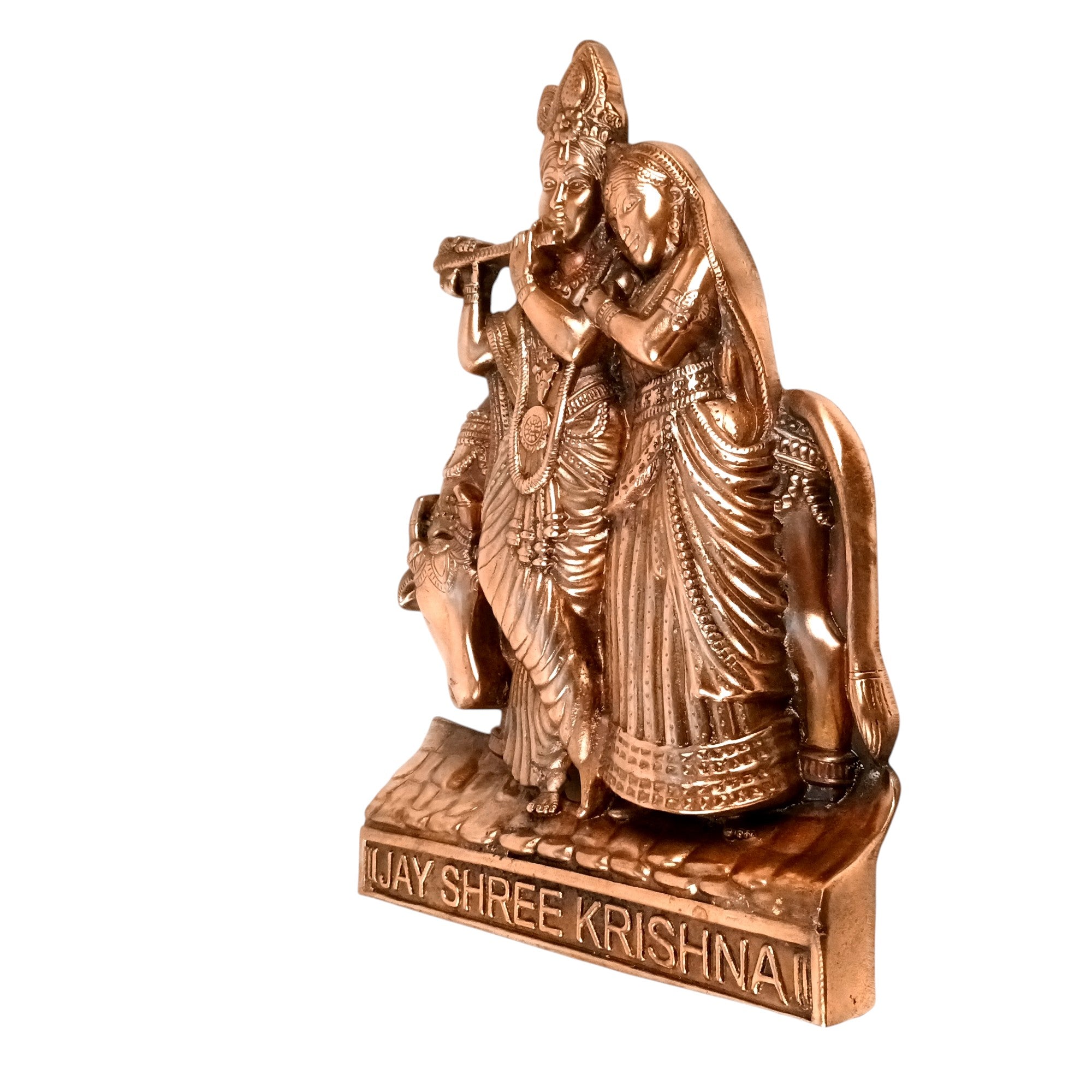 Radha Krishan Wall Hanging Showpiece | Idol for Home Decor | Tabletop & Wall Use | Spiritual Decoration Gift for Living Room, Bedroom & Festivals - 19 Inch - Apkamart