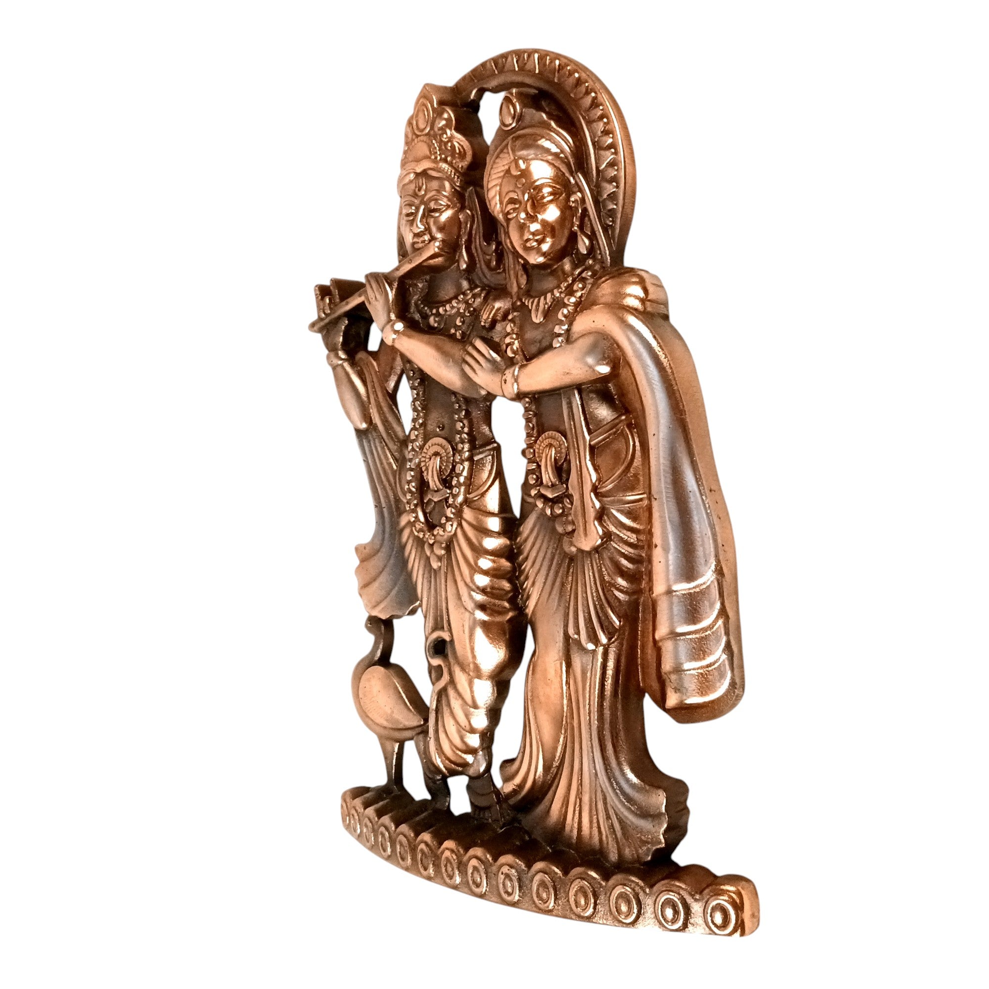Radha Krishan Wall Hanging Showpiece | Idol for Home & Wall Decor | Spiritual Decoration Gift for Living Room, Bedroom & Festivals - 16 Inch - Apkamart