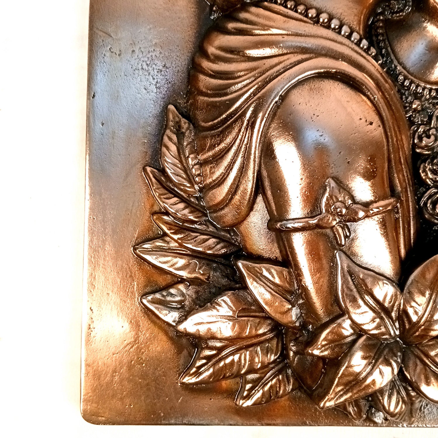 Radha Krishna Wall Hanging Idol | Radhe Krishna Wall Statue Murti | Wedding Gift for Couples | Religious Gift - for Home, Living Room, Office, Puja , Entrance Decoration - 18 Inch - Apkamart