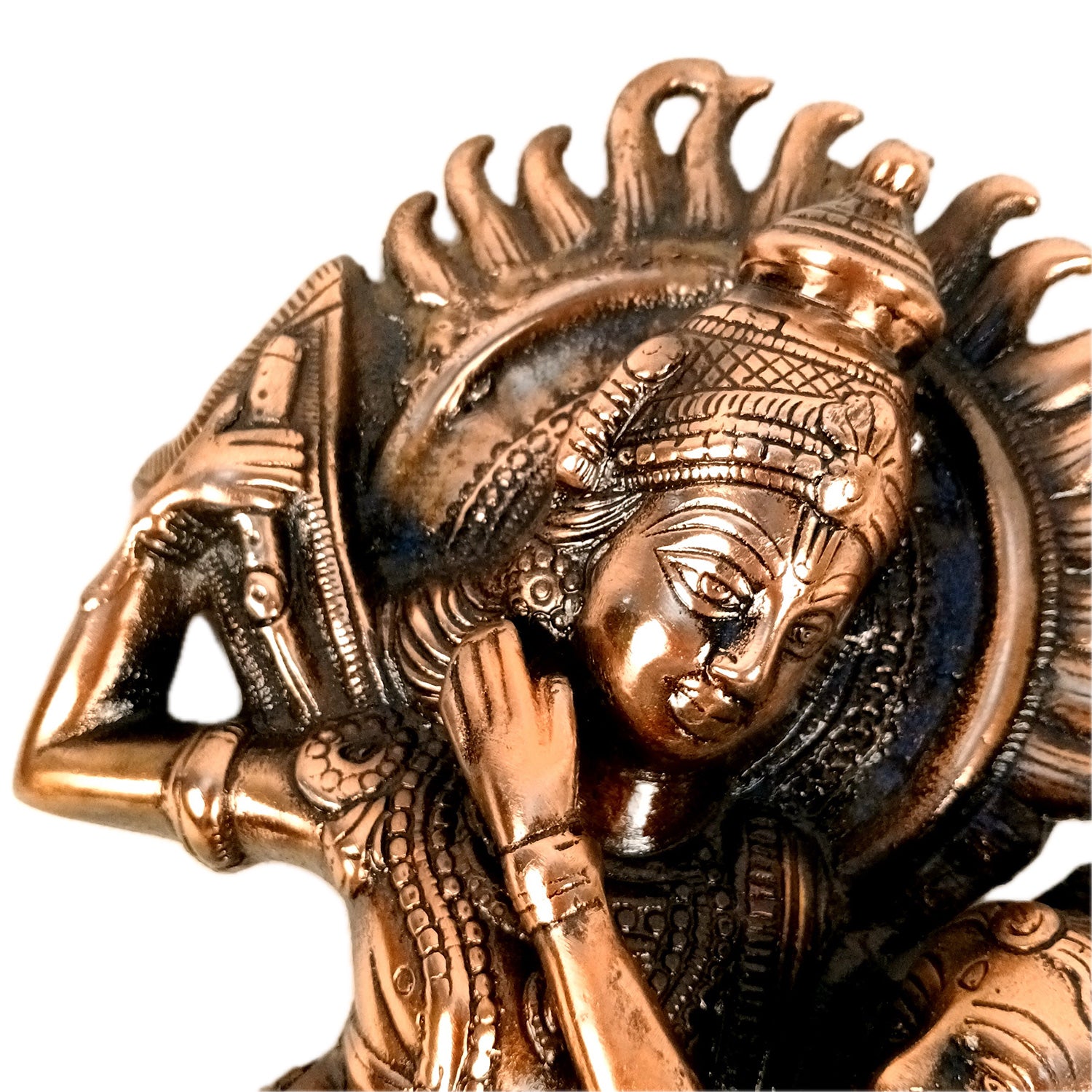 Radha Krishna Wall Hanging Idol - Dancing Pose | Shri Krishna Radha Wall Art Statue For Big Walls - for Gift, Home, Living Room, Office, Puja Room Decoration - 24 Inch - Apkamart #Style_Design 1