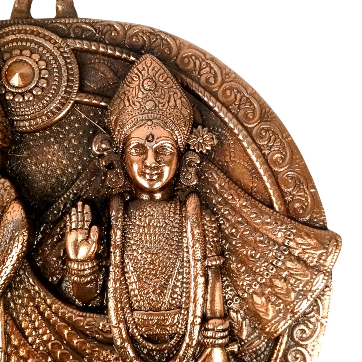 Radha Krishna Wall Hanging Showpiece | Handcrafted Home Decor for Living Room & Bedroom | Elegant Ethnic Wall Art | Traditional Spiritual Gift - 18 Inch - Apkamart