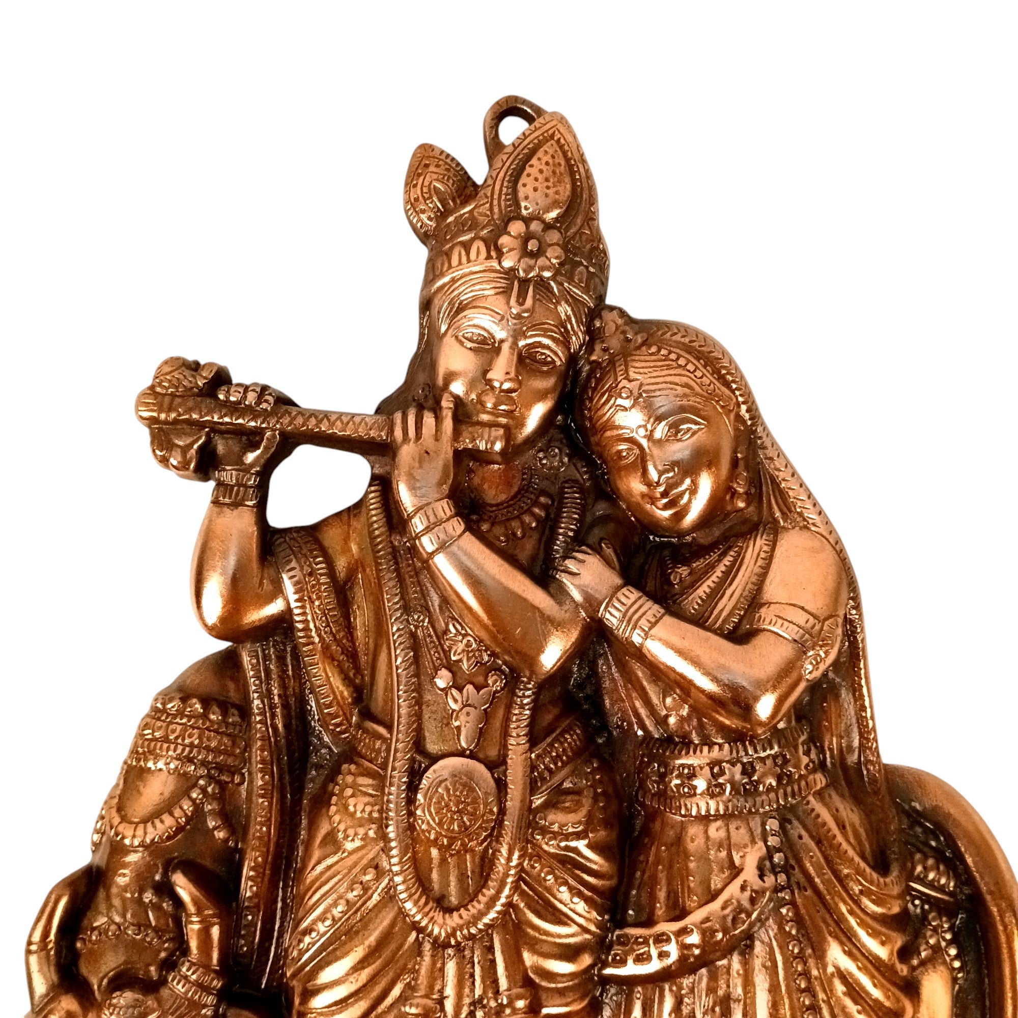 Radha Krishan Wall Hanging Showpiece | Idol for Home Decor | Tabletop & Wall Use | Spiritual Decoration Gift for Living Room, Bedroom & Festivals - 19 Inch - Apkamart