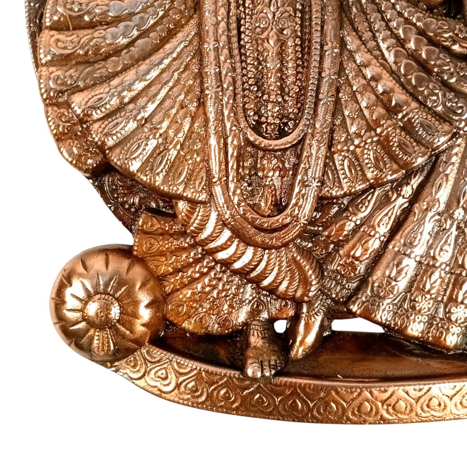 Radha Krishna Wall Hanging Showpiece | Handcrafted Home Decor for Living Room & Bedroom | Elegant Ethnic Wall Art | Traditional Spiritual Gift - 18 Inch - Apkamart