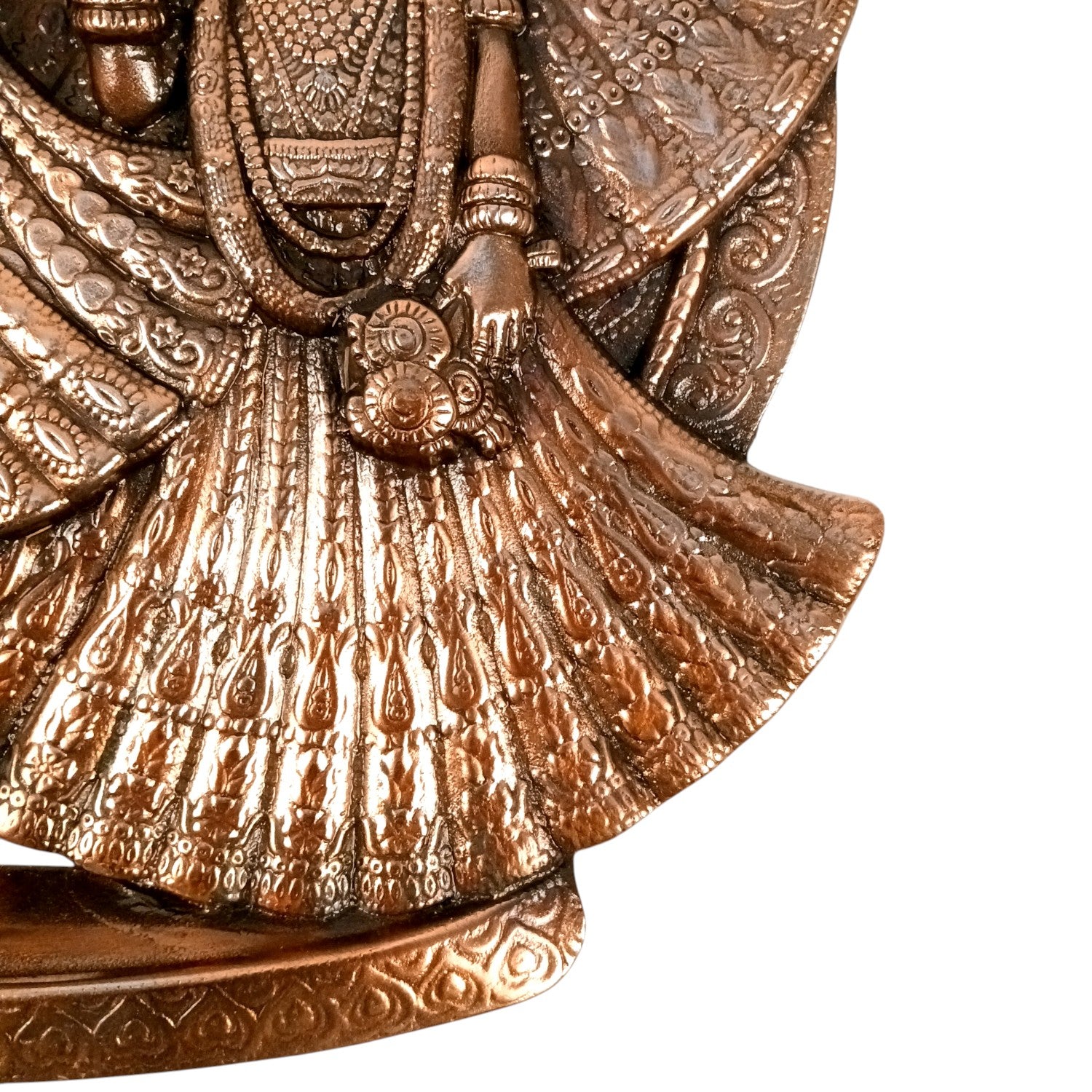 Radha Krishna Wall Hanging Showpiece | Handcrafted Home Decor for Living Room & Bedroom | Elegant Ethnic Wall Art | Traditional Spiritual Gift - 18 Inch - Apkamart