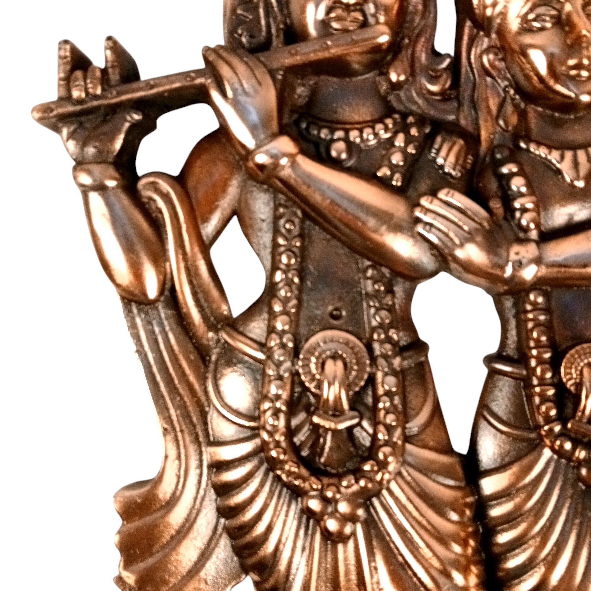 Radha Krishan Wall Hanging Showpiece | Idol for Home & Wall Decor | Spiritual Decoration Gift for Living Room, Bedroom & Festivals - 16 Inch - Apkamart