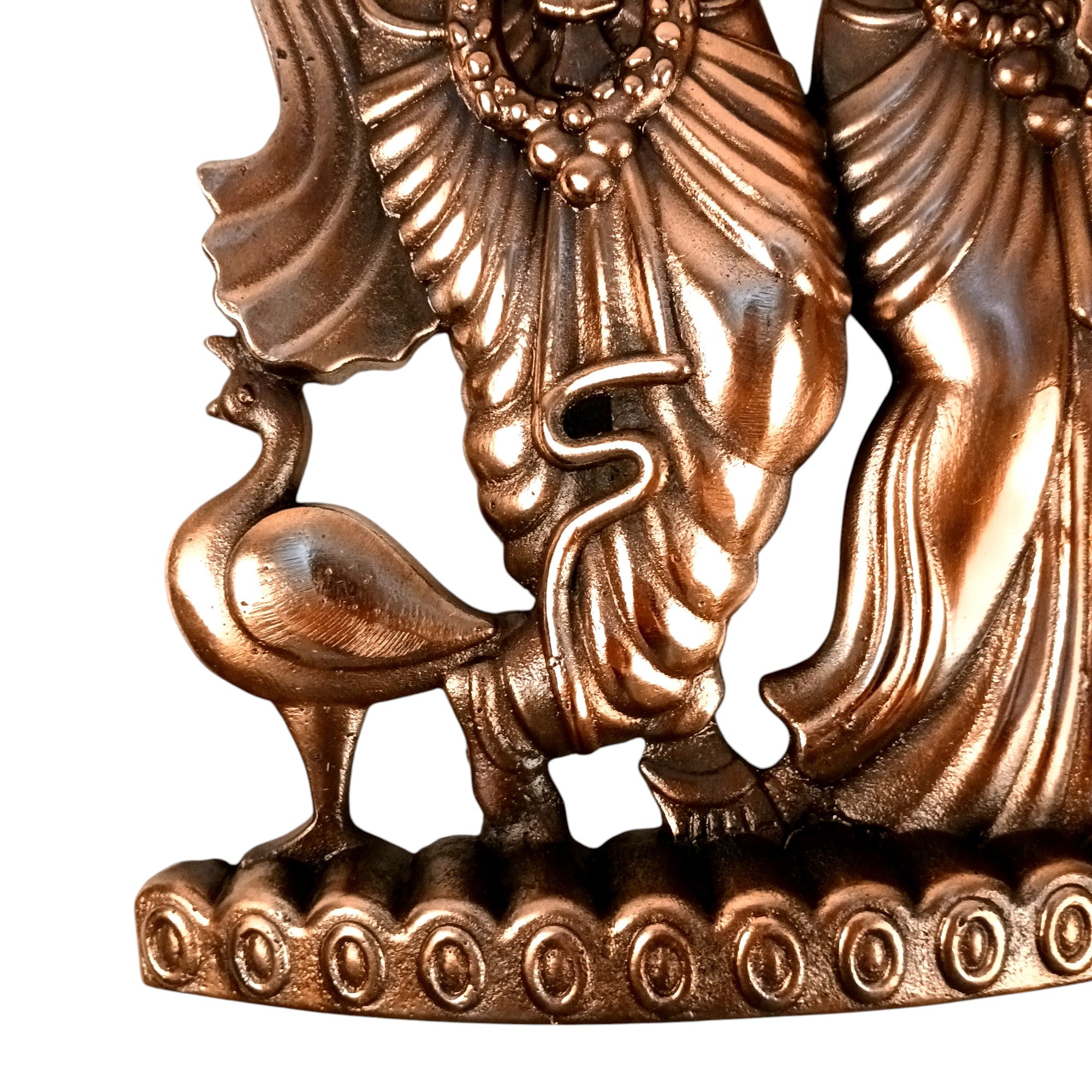 Radha Krishan Wall Hanging Showpiece | Idol for Home & Wall Decor | Spiritual Decoration Gift for Living Room, Bedroom & Festivals - 16 Inch - Apkamart