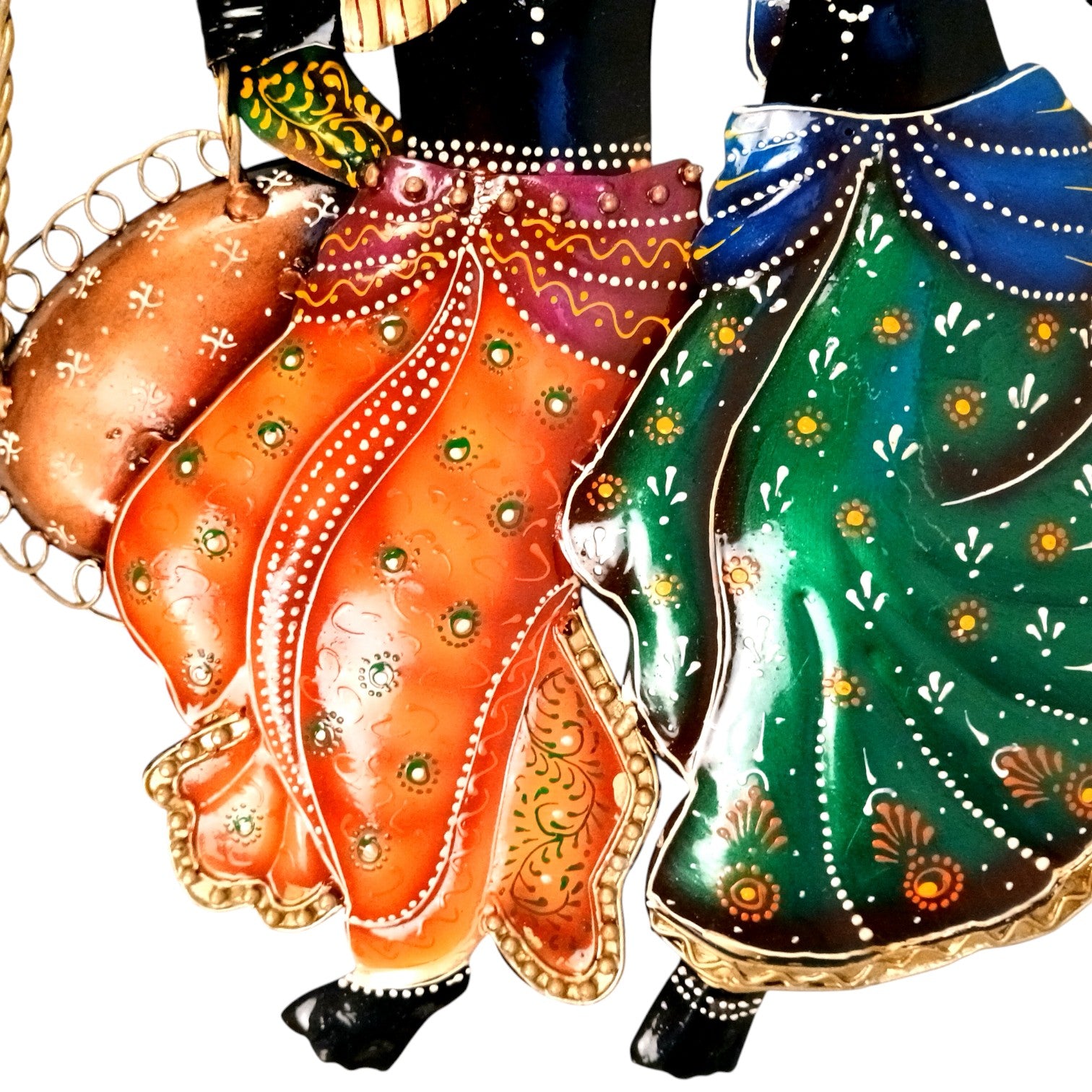 Radha Krishan Wall Hanging for Home Décor | Decorative Wall Art for Living Room, Bedroom & Office | Stylish Wall Hanging Showpiece & Gift Item - 37 Inch - Apkamart