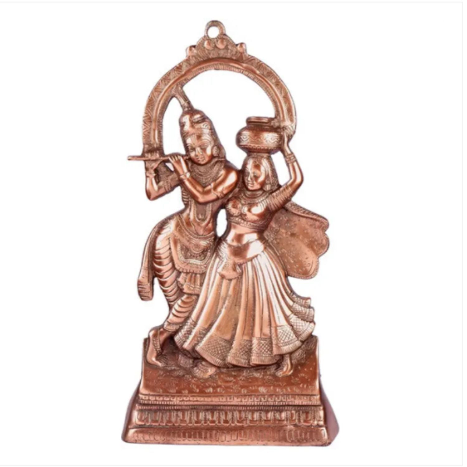 Radha Krishna Wall Hanging Idol - for Gift, Home, Living Room, Office, Puja Room Decoration - 16 Inch - Apkamart #Style_Design 1