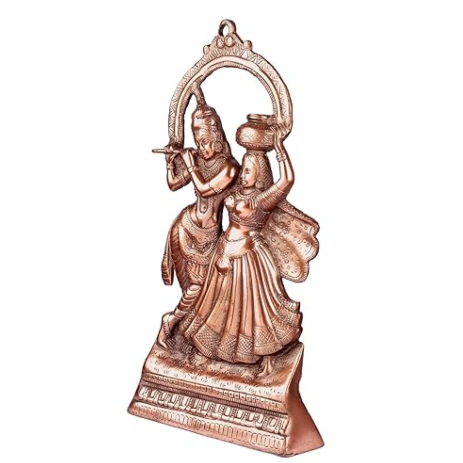 Radha Krishna Wall Hanging Idol - for Gift, Home, Living Room, Office, Puja Room Decoration - 16 Inch - Apkamart #Style_Design 1