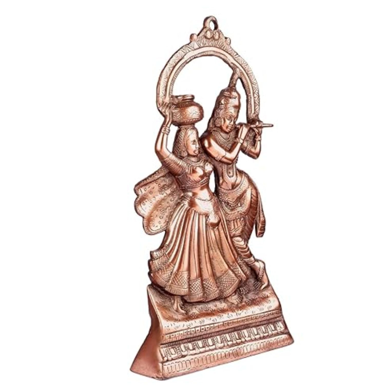 Radha Krishna Wall Hanging Idol - for Gift, Home, Living Room, Office, Puja Room Decoration - 16 Inch - Apkamart #Style_Design 1
