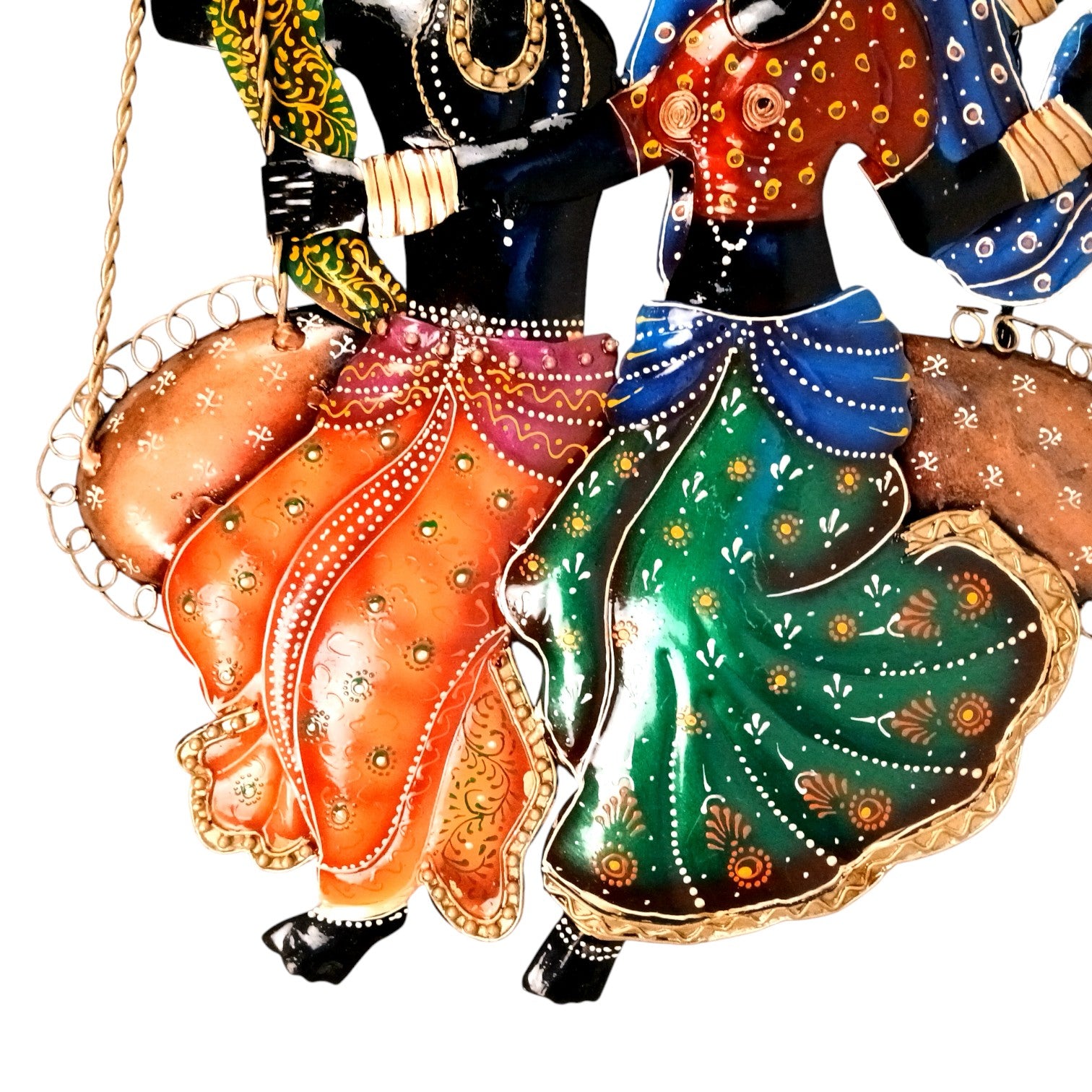 Radha Krishan Wall Hanging for Home Décor | Decorative Wall Art for Living Room, Bedroom & Office | Stylish Wall Hanging Showpiece & Gift Item - 37 Inch - Apkamart