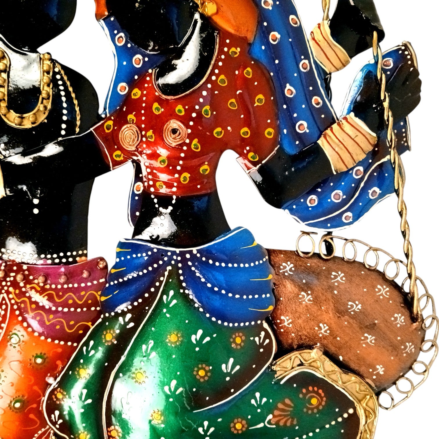 Radha Krishan Wall Hanging for Home Décor | Decorative Wall Art for Living Room, Bedroom & Office | Stylish Wall Hanging Showpiece & Gift Item - 37 Inch - Apkamart