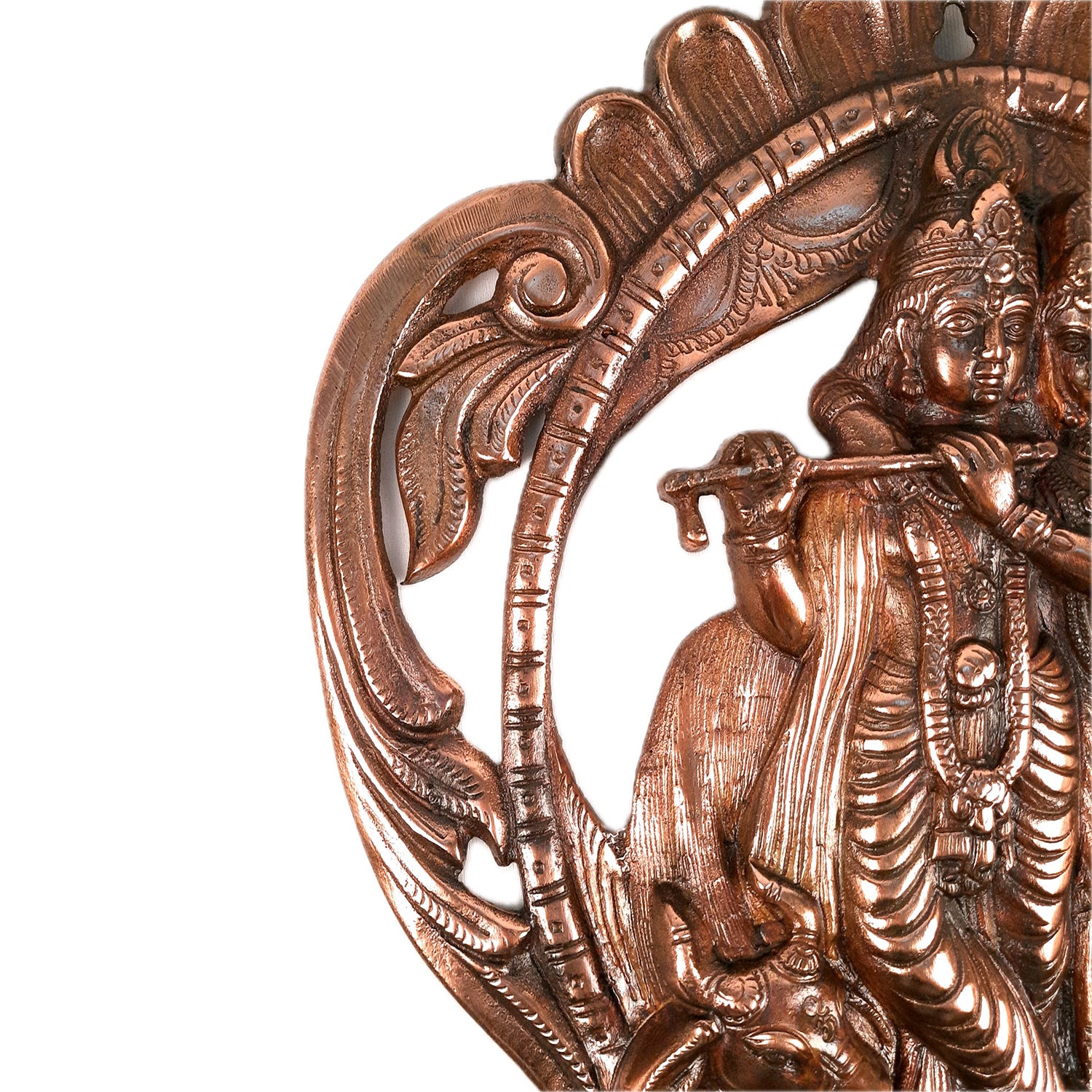 Radha Krishna Idol Wall Hanging Art | Radhe Krishna Wall Statue Murti | Wedding Gift for Couples | Religious Gift - for Home, Living Room, Office, Puja , Entrance Decoration - Apkamart