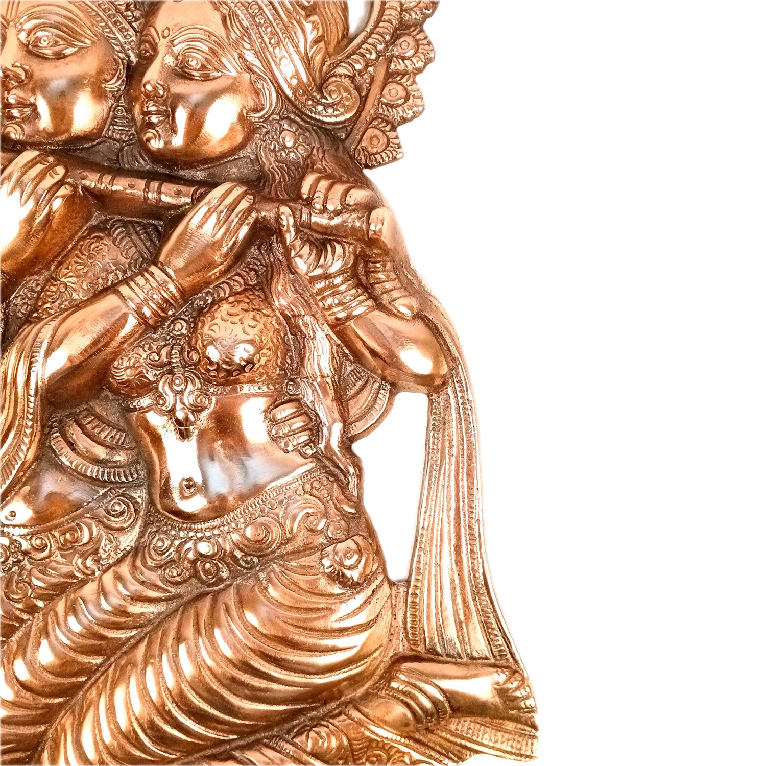 Radha Krishna Wall Hanging Idol | Shri Radha Krishna Large Wall Art Statue - for Gift, Home, Big Walls, Living Room, Office, Puja Room Decor - 21 Inch - Apkamart #Style_Design 1